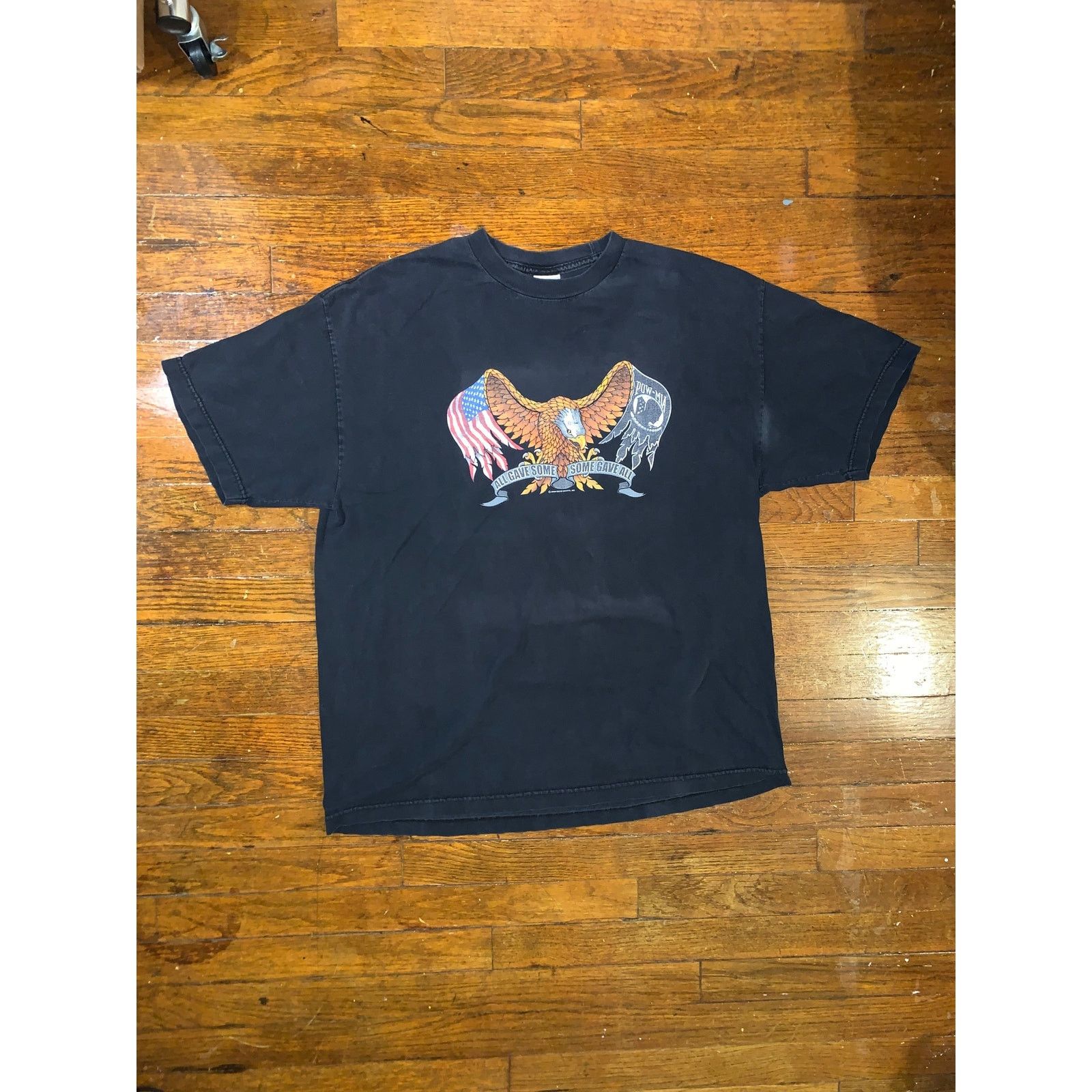 AAA × Vintage POW MIA Eagle T Shirt XL All Gave Some Some Gave All USA Tee Size US XL / EU 56 / 4 - 2 Thumbnail