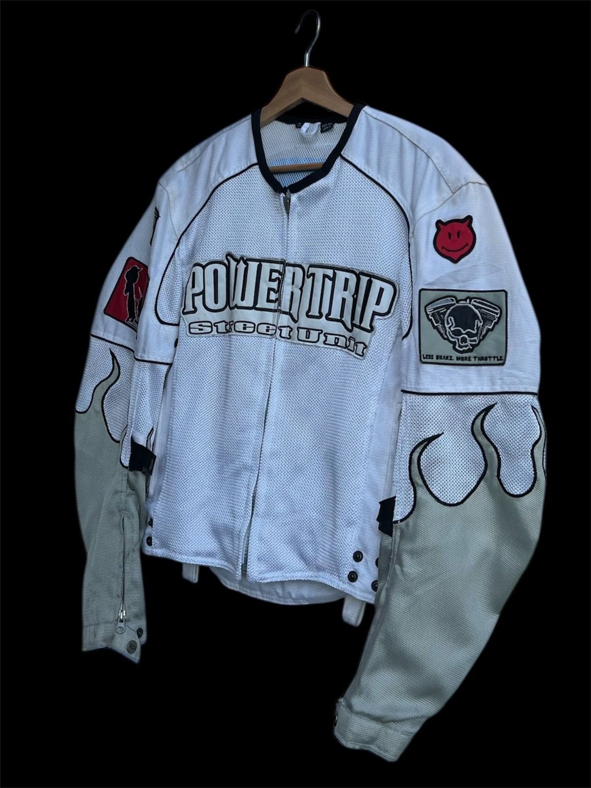 Kadoya White Power Trip Rider Jacket Size US XS / EU 42 / 0 - 5 Thumbnail