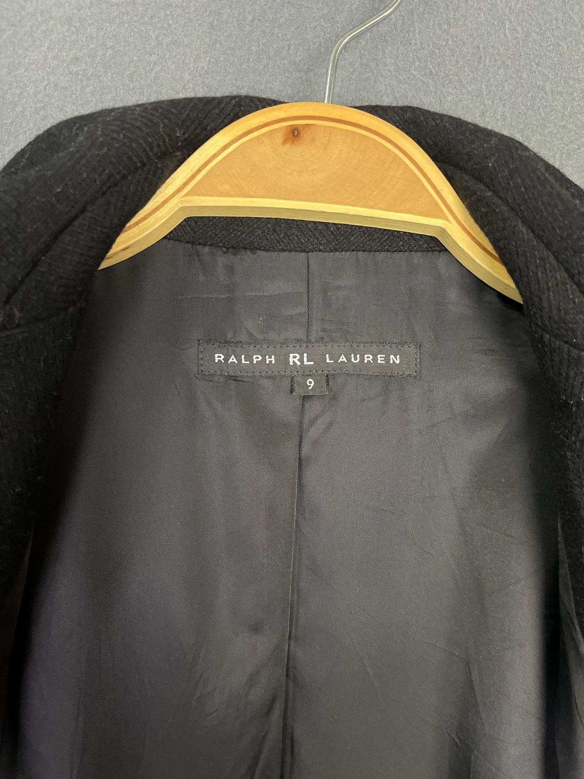 Ralph Lauren Ralph Lauren Black Wool Double Breasted Jacket Size S / US 4 / IT 40 - 9 Thumbnail