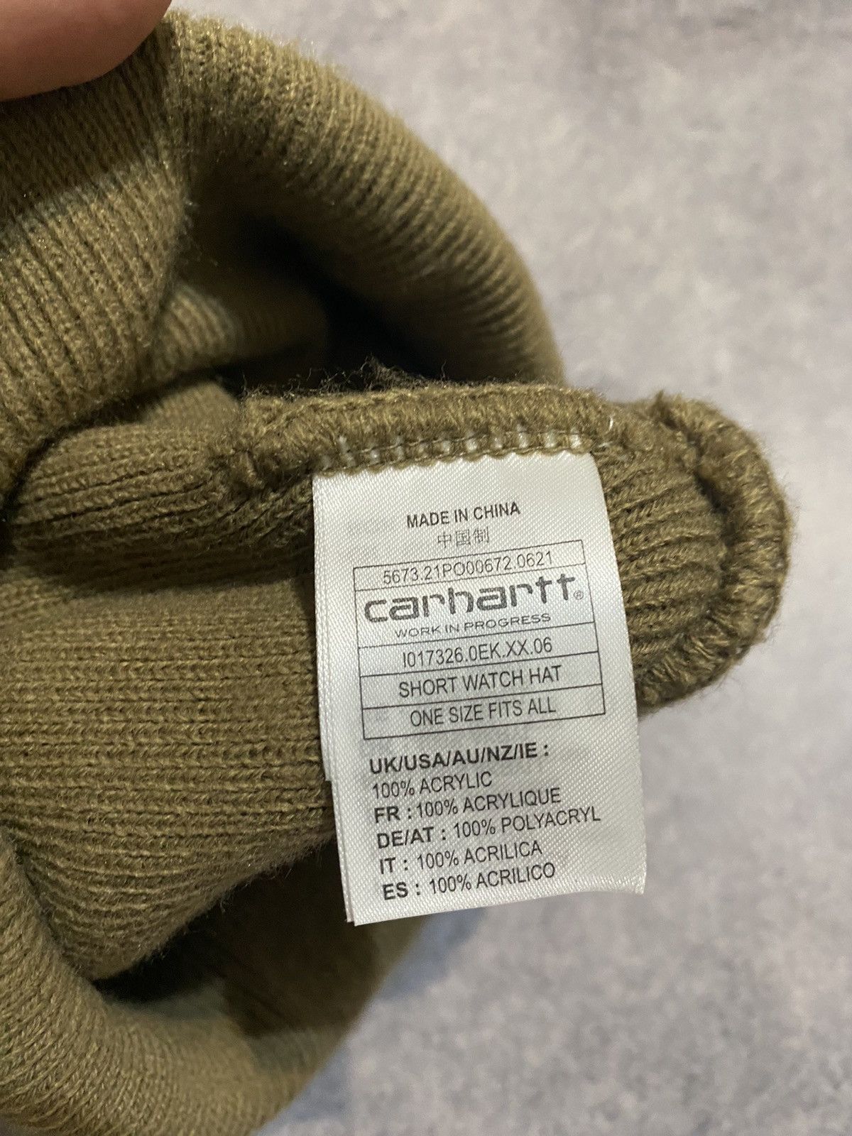 Carhartt × Carhartt Wip Carhartt Short Watch Hat Size ONE SIZE - 3 Thumbnail