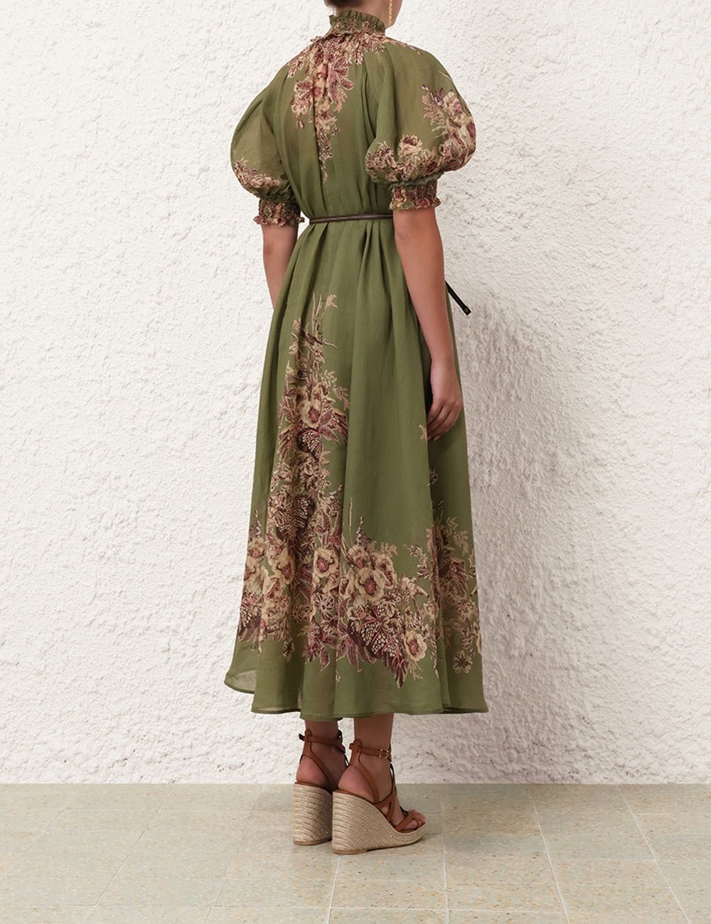Zimmermann oc11z0525 Ottie Swing Maxi Dress in Multicolor Size L / US 10 / IT 46 - 4 Thumbnail