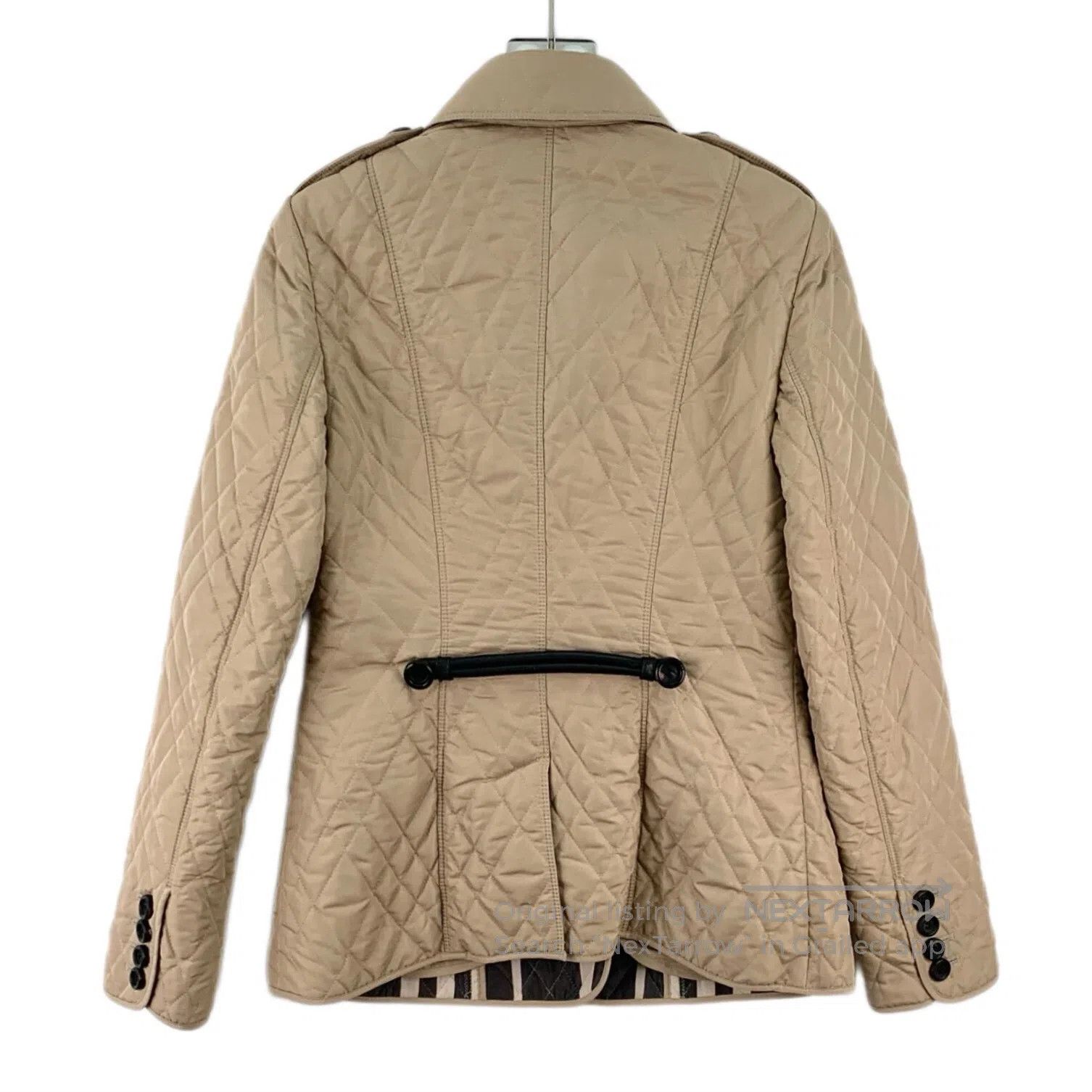 Burberry Burberry Light Brown Diamond Pattern Notched Collar Single Size XS / US 0-2 / IT 36-38 - 2 Thumbnail