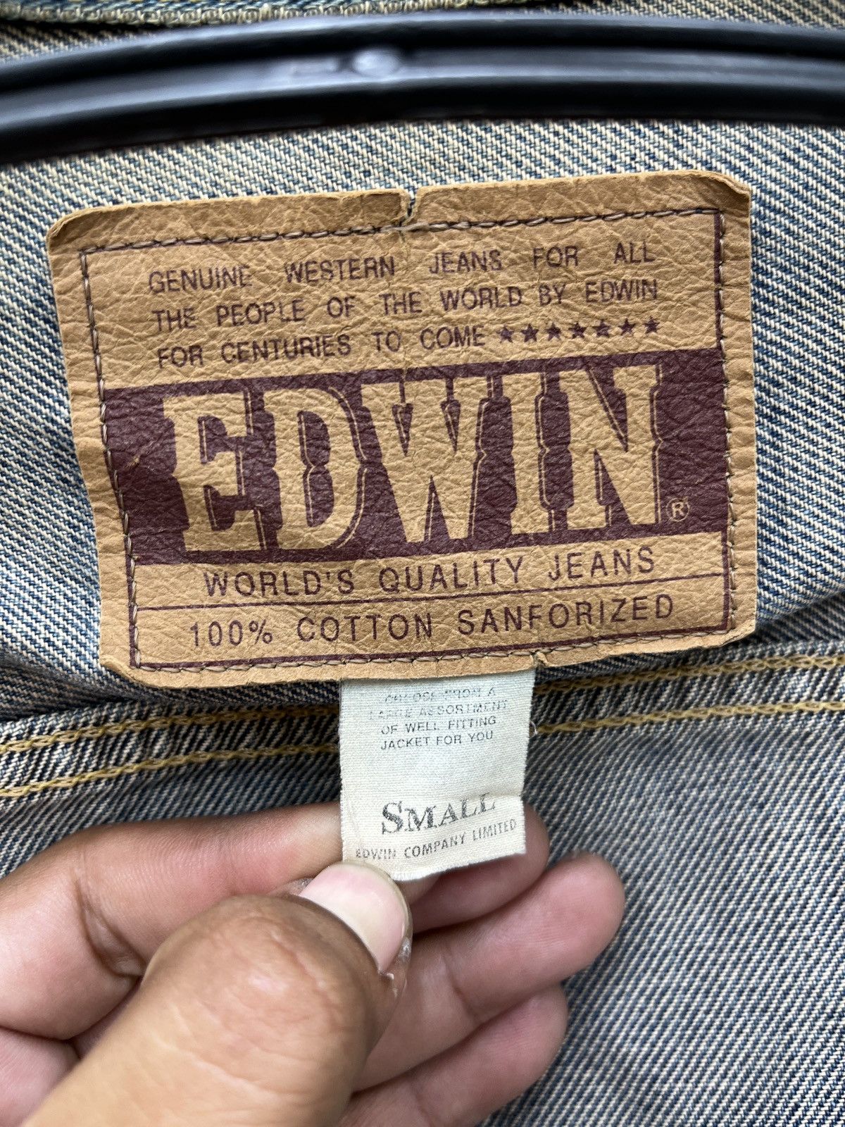 Edwin 🔥🔥🔥STEALS EDWIN DENIM TRUCKER JACKET Size S / US 4 / IT 40 - 9 Thumbnail