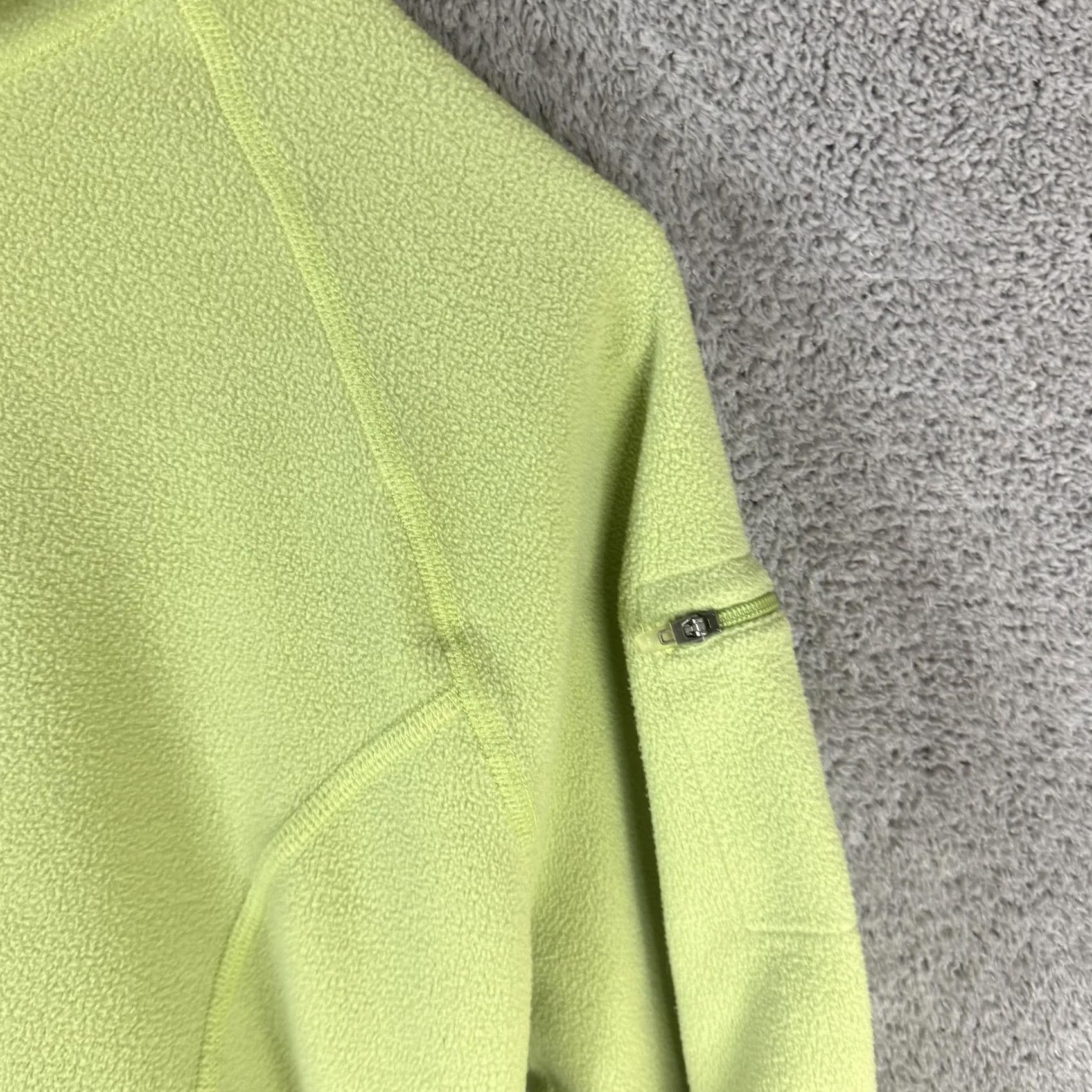 Vintage L.L.Bean Fleece Jacket Womens Large Green 1/4 Zip Pullover Soft Warm Outdoor Jacket Womens L Green 1/4 Zip Fleece Lightweight Casual Travel Size L / US 10 / IT 46 - 4 Thumbnail