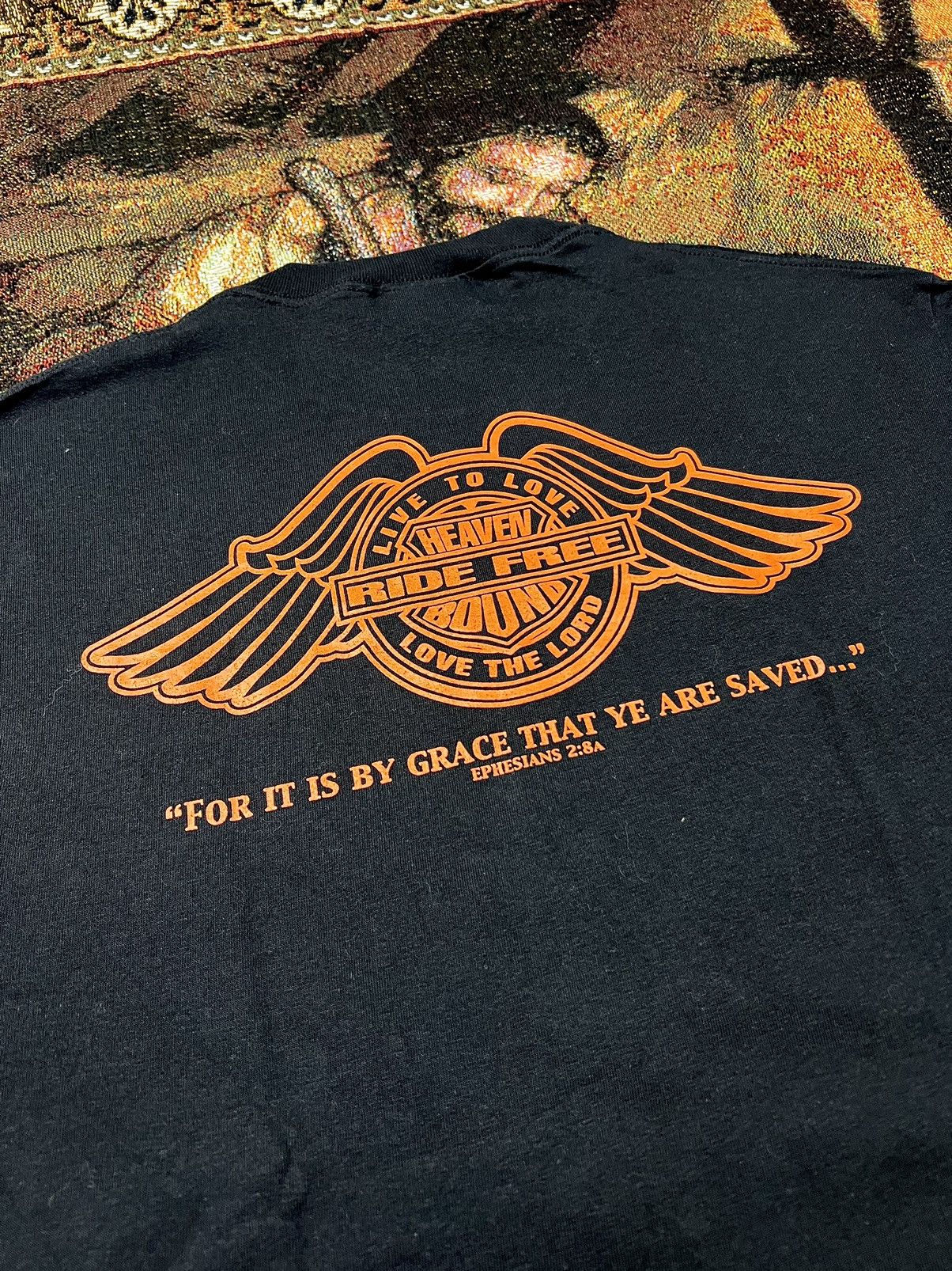 Vintage Harley-style Jesus Tee Size US L / EU 52-54 / 3 - 5 Thumbnail