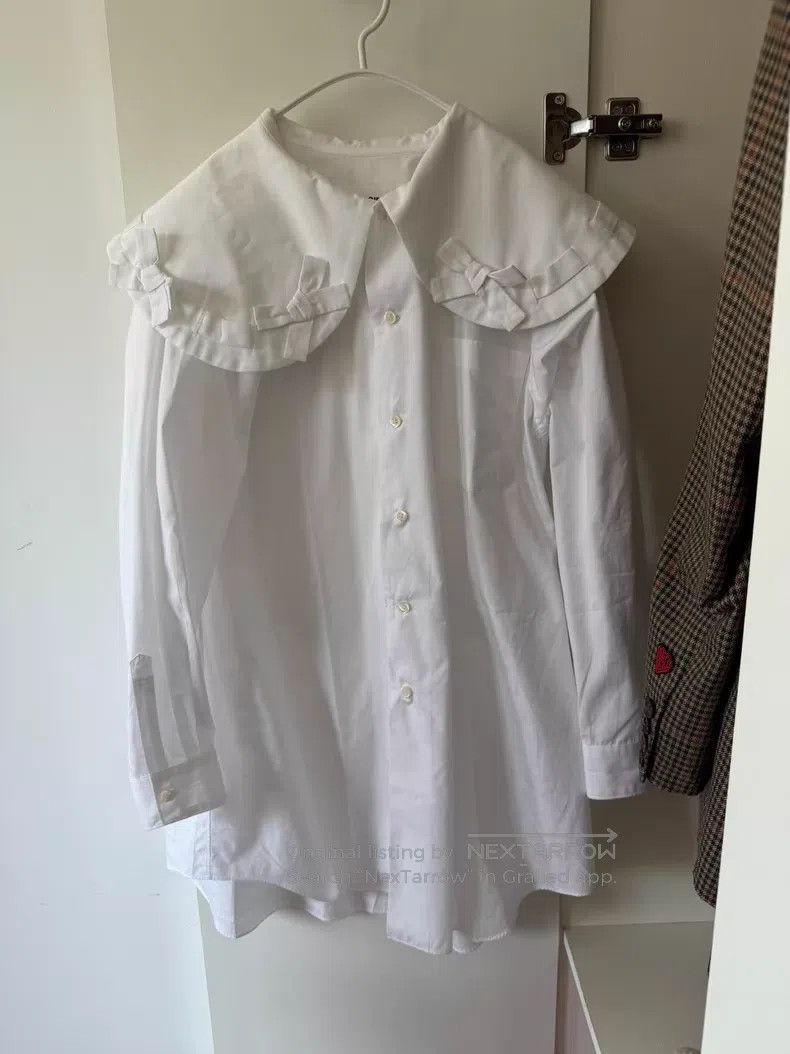 Comme des Garcons Comme des Garcons Round collar with bow shirt Size S / US 4 / IT 40 - 1 Thumbnail