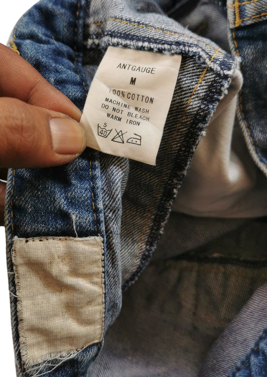 Japanese Brand Antgauge Double Waisted Distressed Jeans Style Kapital Size US 28 / EU 44 - 7 Thumbnail