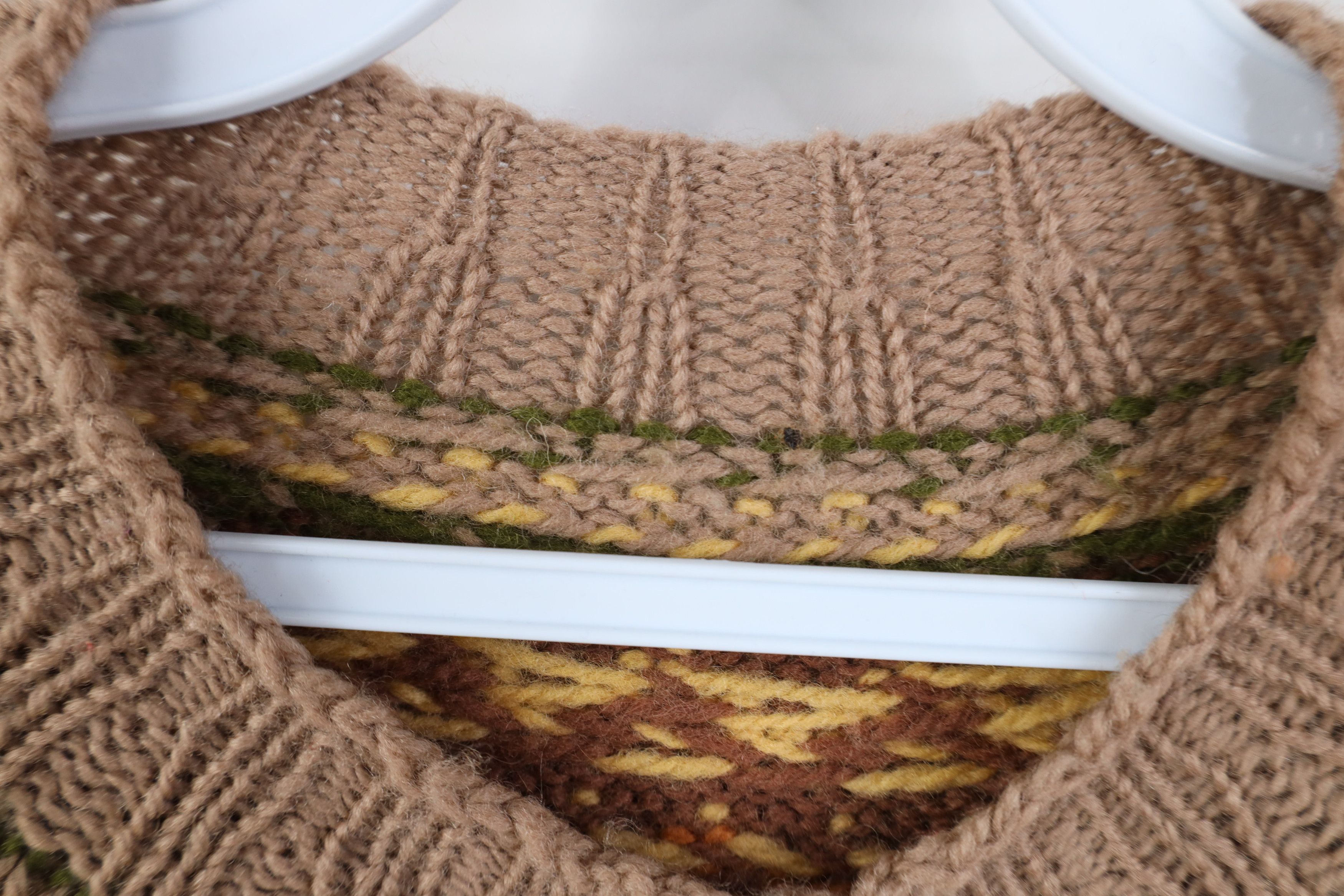 Vintage Vintage 70s Mid Century Modern MCM Fair Isle Sweater Size M / US 6-8 / IT 42-44 - 10 Thumbnail