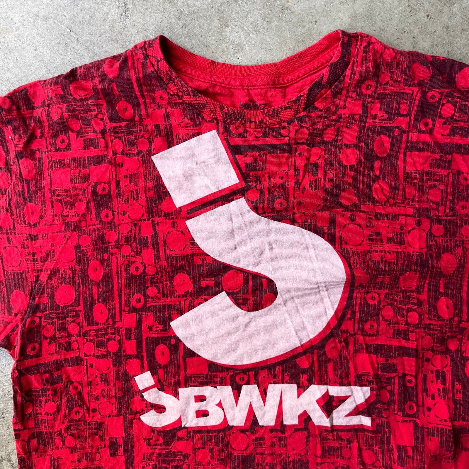 Vintage JBWKZ JABBAWOCKEEZ SHIRT Y2K RED 00S LARGE TEE Size US L / EU 52-54 / 3 - 2 Thumbnail