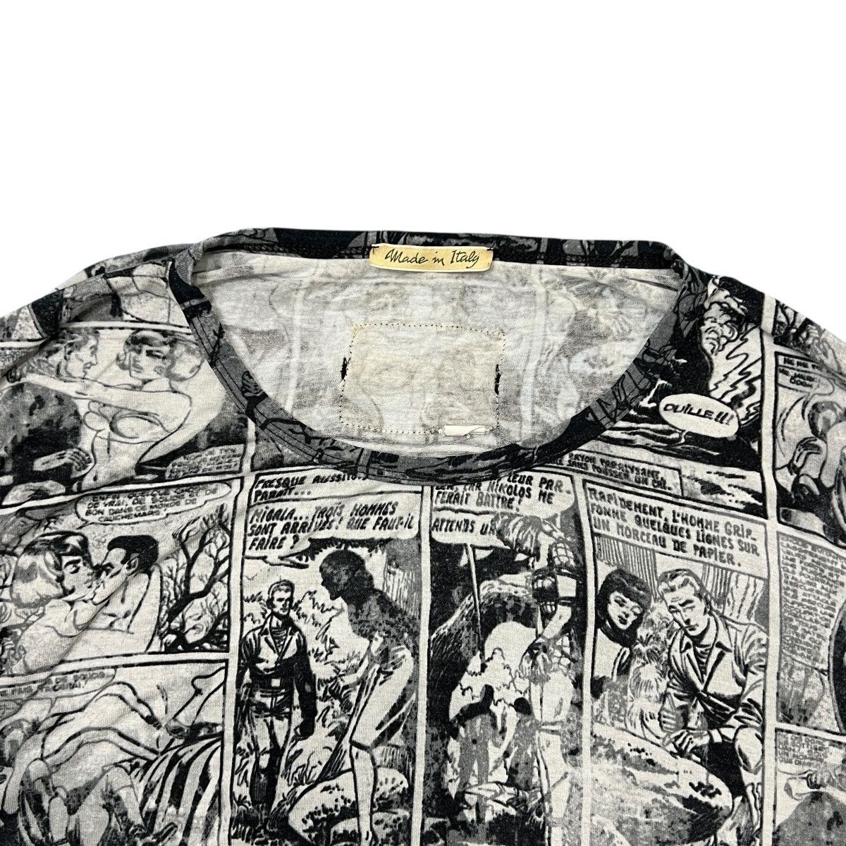 Jean Paul Gaultier Jean Paul GAULTIER 1995 Graphic Cartoon Comics S/S T-Shirts Size US M / EU 48-50 / 2 - 2 Thumbnail