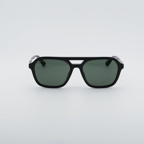 Gucci Gucci GG1823SA 001 Sunglasses Black Square Frame, Grey Size ONE SIZE - 2 Thumbnail