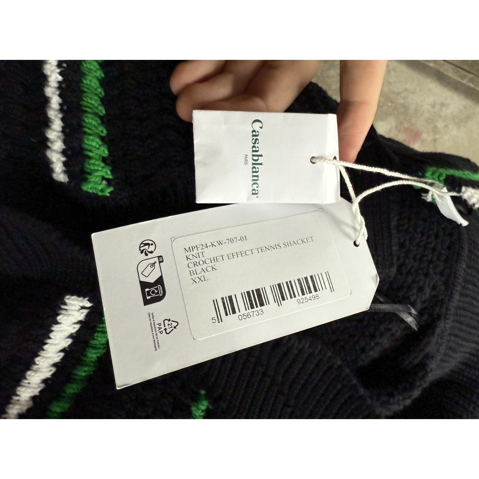 Casablanca Casablanca Crochet Tennis Shacket Black New XXL With Tags Size US XXL / EU 58 / 5 - 6 Thumbnail