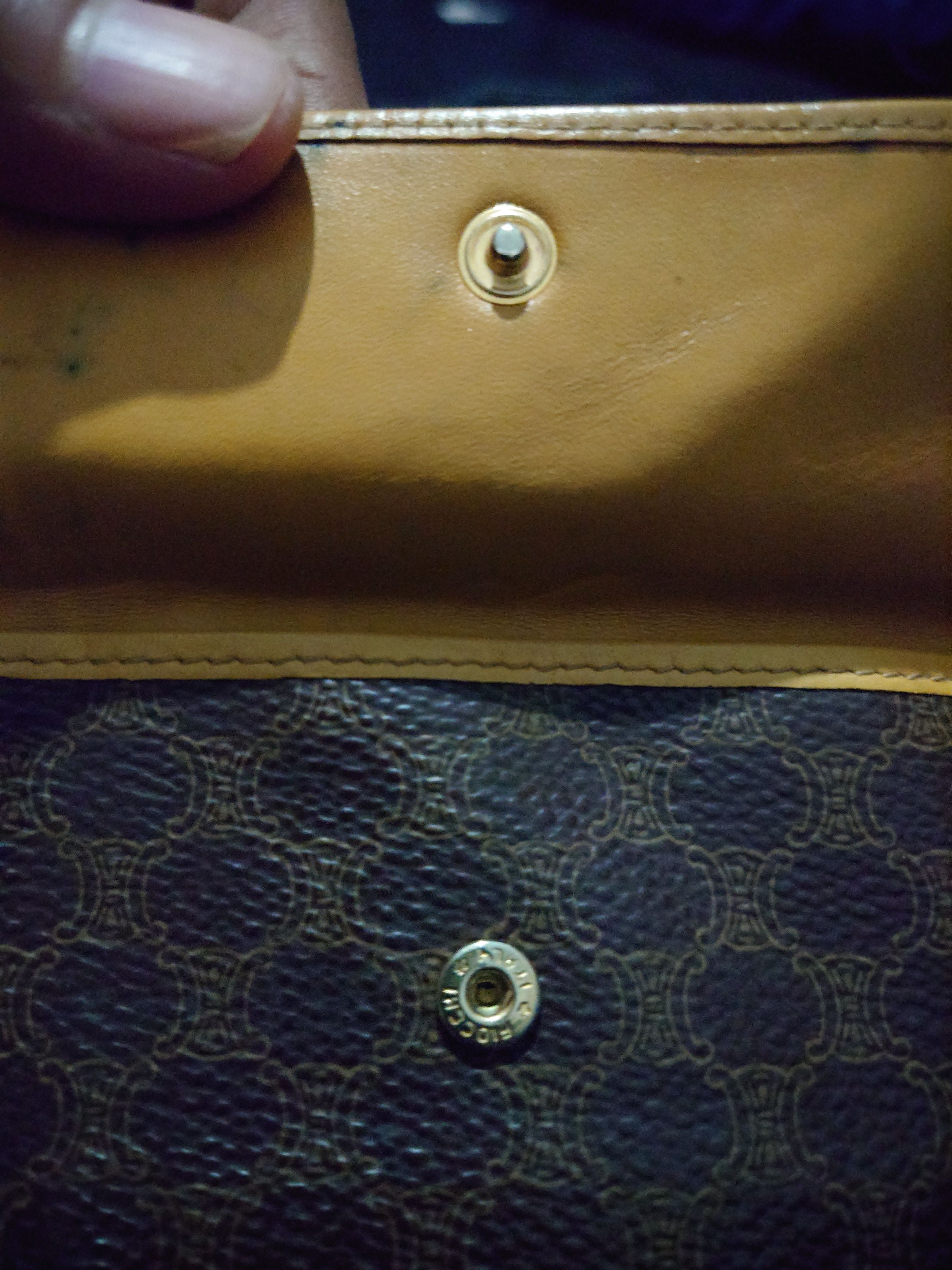 Celine Vintage Celine Authentic Monogram Long Wallet Size ONE SIZE - 5 Thumbnail