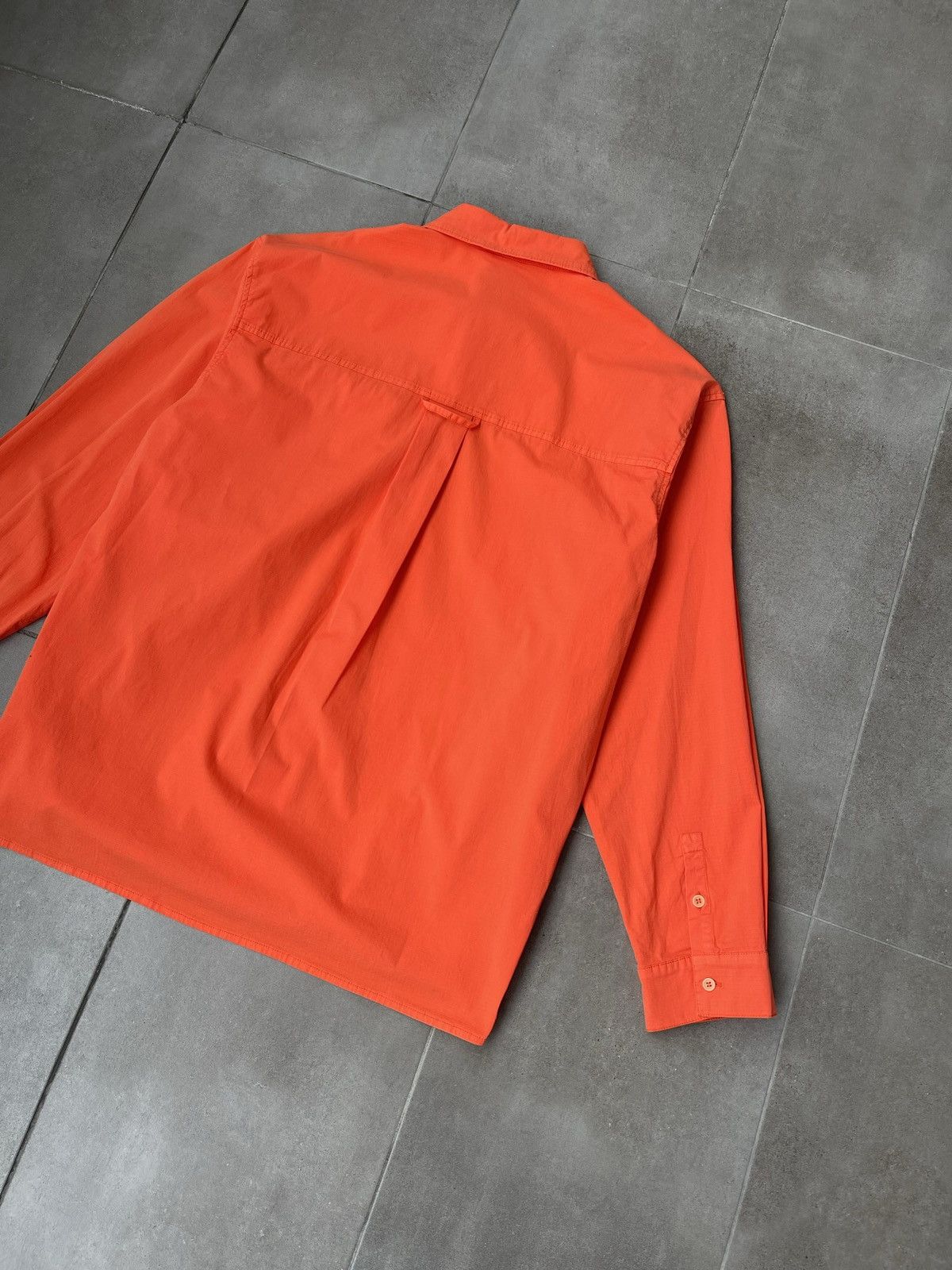 Henrik Vibskov !DS! SS23 Henrik Vibskov Flame Orange Cargo Shirt Size US XL / EU 56 / 4 - 19 Thumbnail