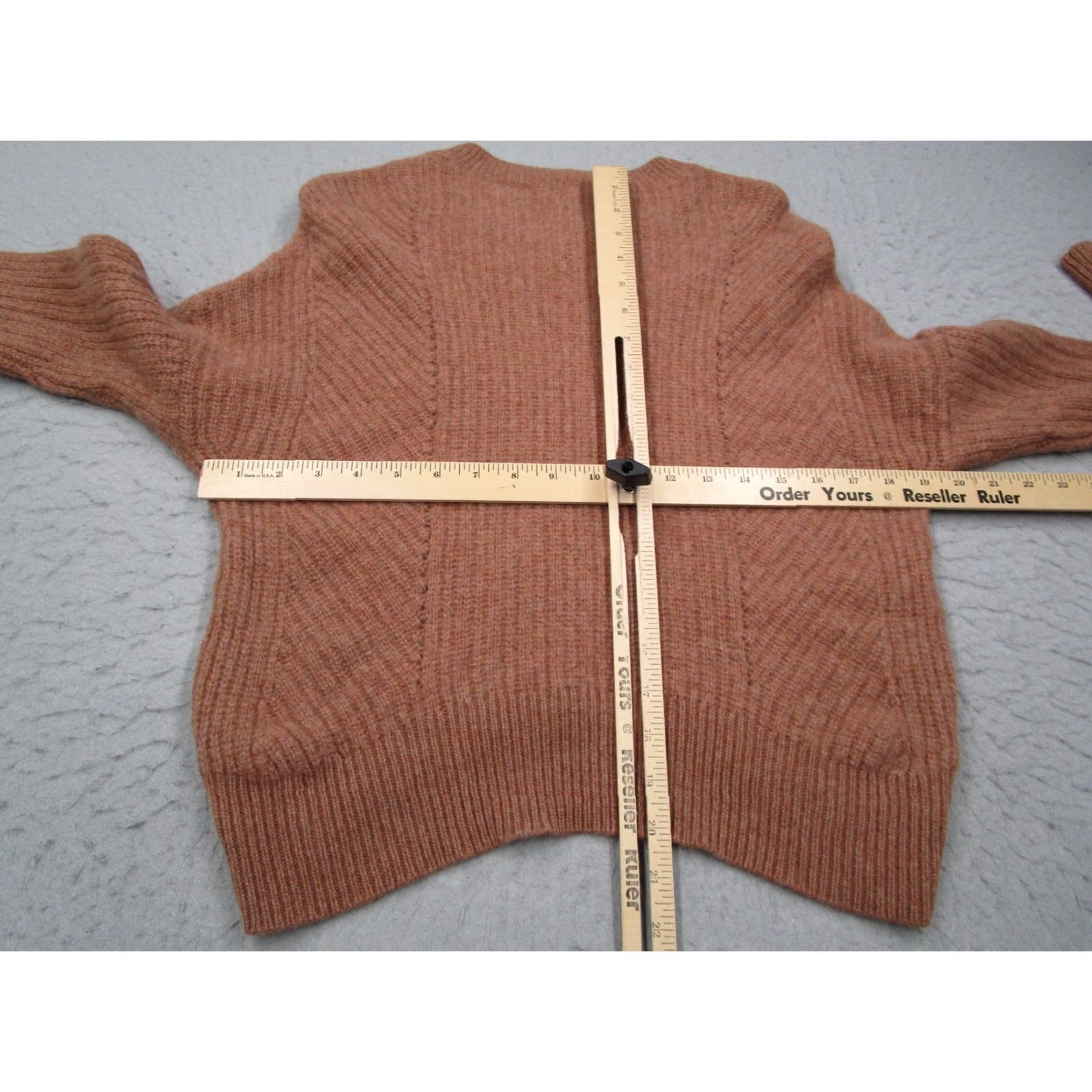 Vintage VINTAGE None 360 Cashmere Sweater Women Small Crew Neck Knit Pullover All Seasons Solid Brown Size S / US 4 / IT 40 - 4 Thumbnail