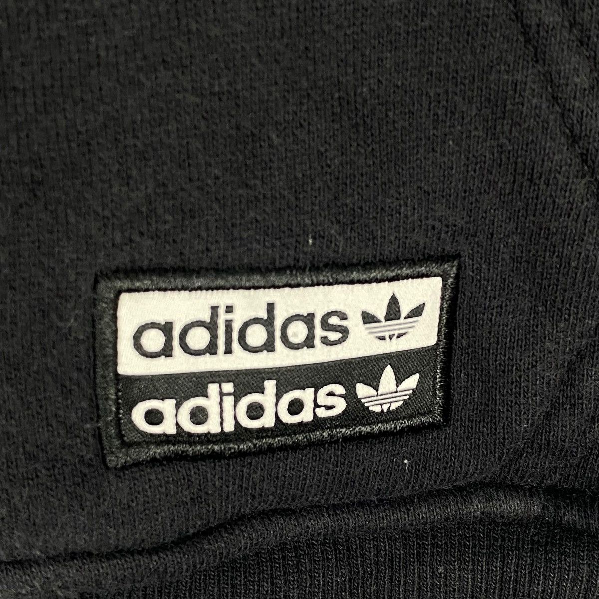 Other Vintage Adidas Full Zip Hoodie Sweater Black Big Logo Size US XS / EU 42 / 0 - 5 Thumbnail