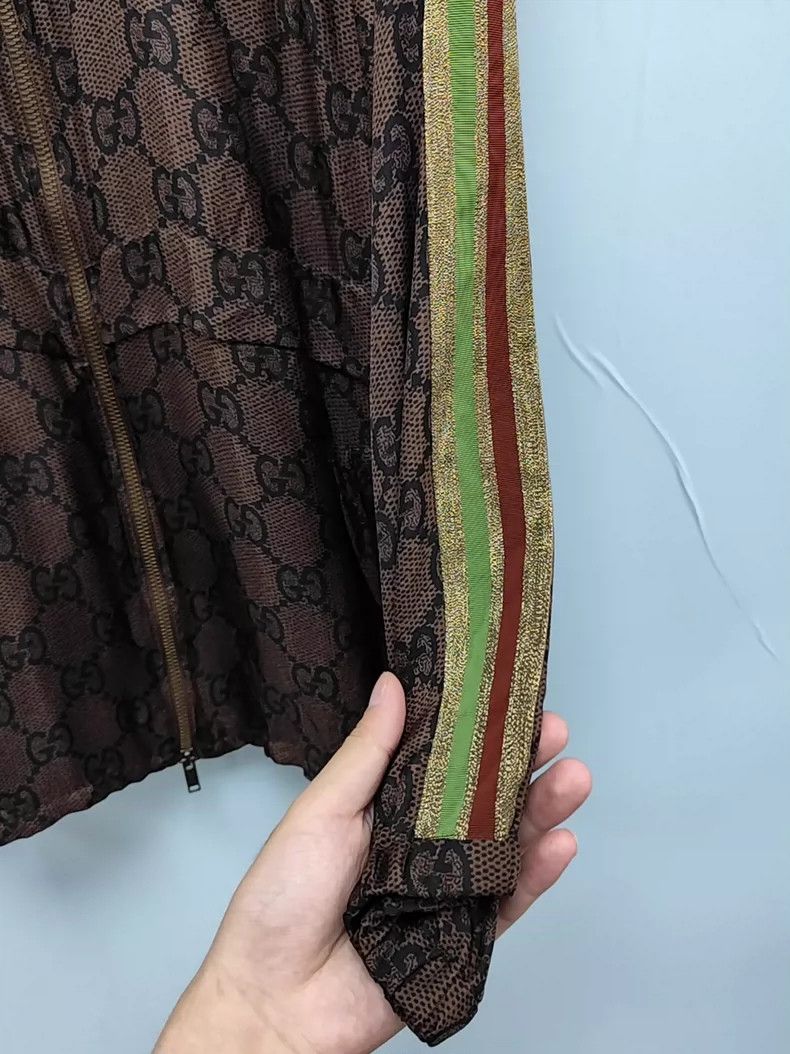 Gucci Gucci Printed brown zipper jacket 2506-Nextarrow Size US XS / EU 42 / 0 - 4 Thumbnail