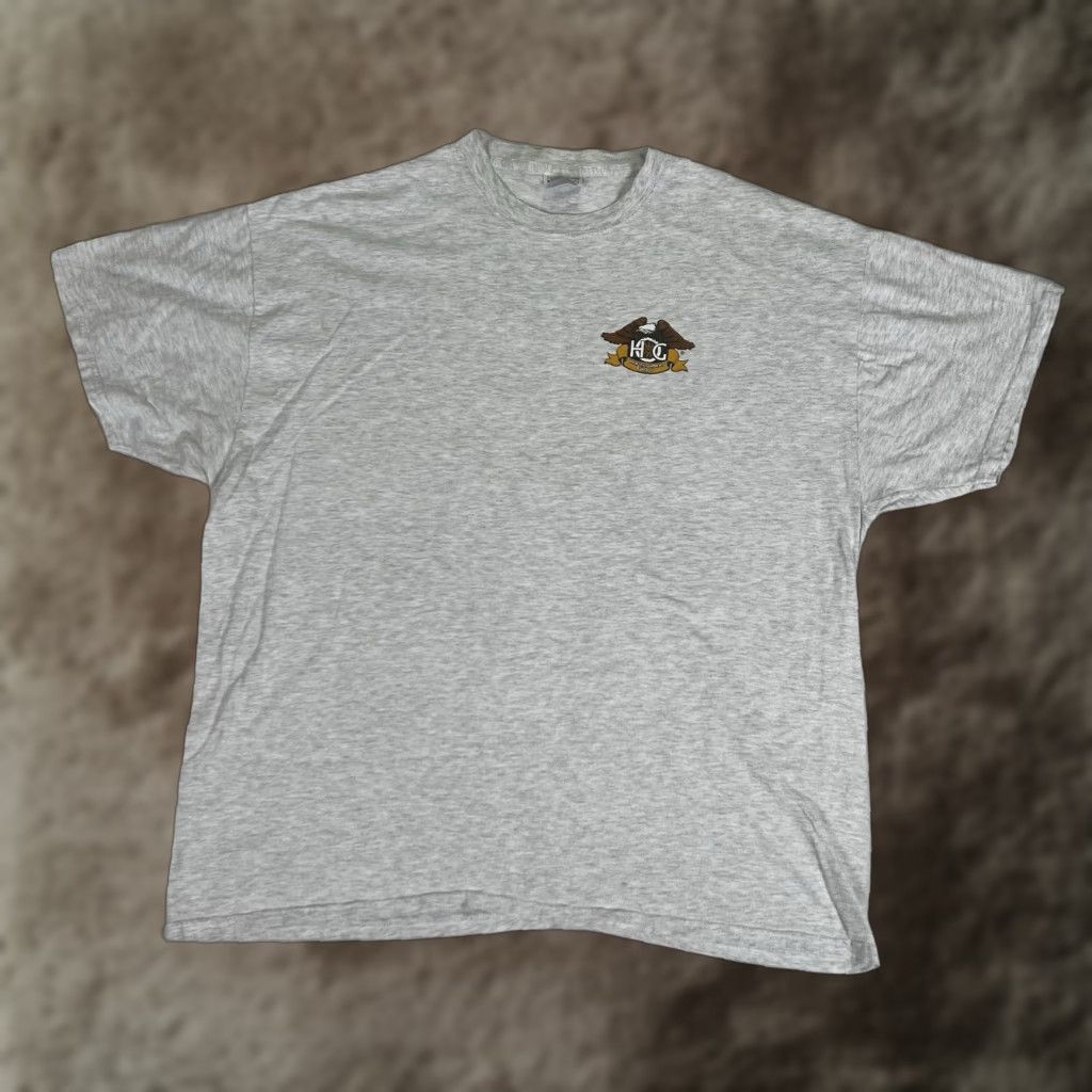 Hanes VINTAGE Harley Owners Club T-Shirt Visalia California Chapter Biker 2XL Gray Men's Short Sleeve T-Shirt 90s California Biker Motorcycle Hanes Mens Size US XXL / EU 58 / 5 - 1 Thumbnail