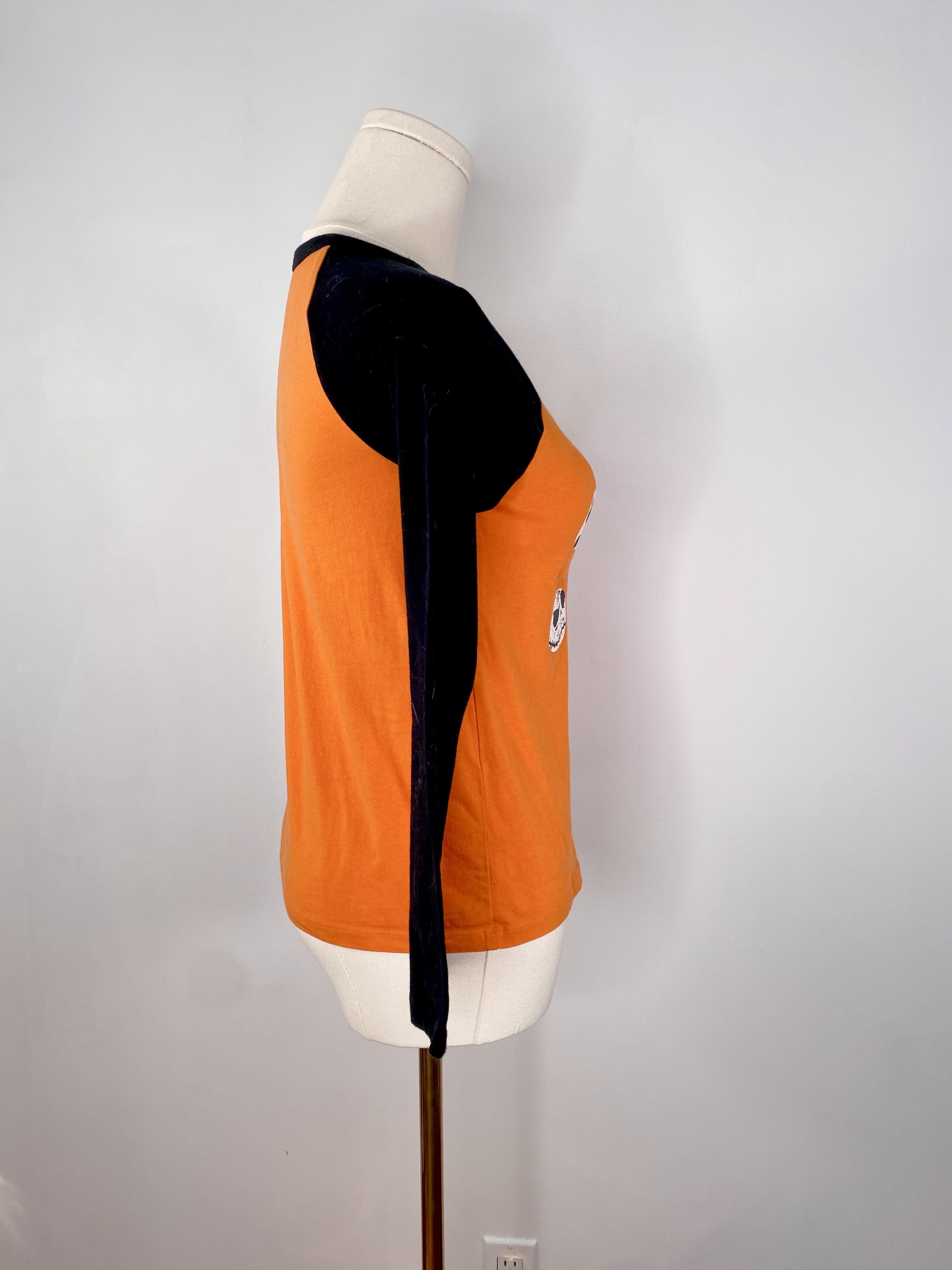 Disney Nightmare Before Christmas by Tim Burton Orange Baseball Tee Size ONE SIZE - 7 Thumbnail