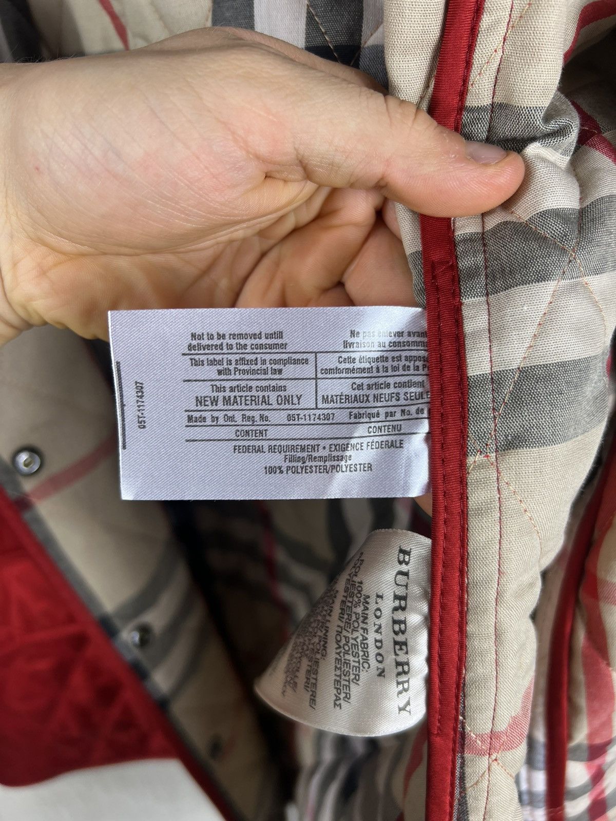 Burberry Burberry London checked quilted parka jacket coat nova check Size L / US 10 / IT 46 - 25 Thumbnail