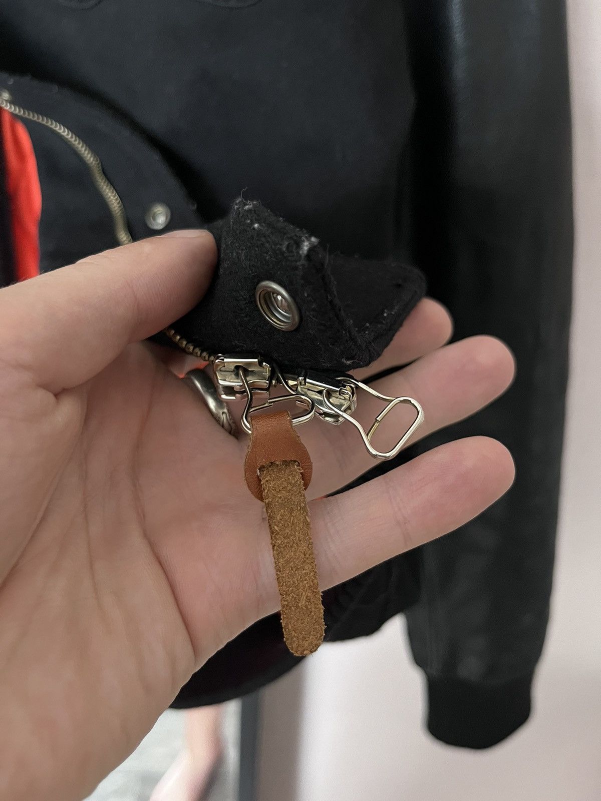 Lacoste Lacoste Live! Wool/Leather JacketBomber Big Embroidered Logo Size US L / EU 52-54 / 3 - 6 Thumbnail