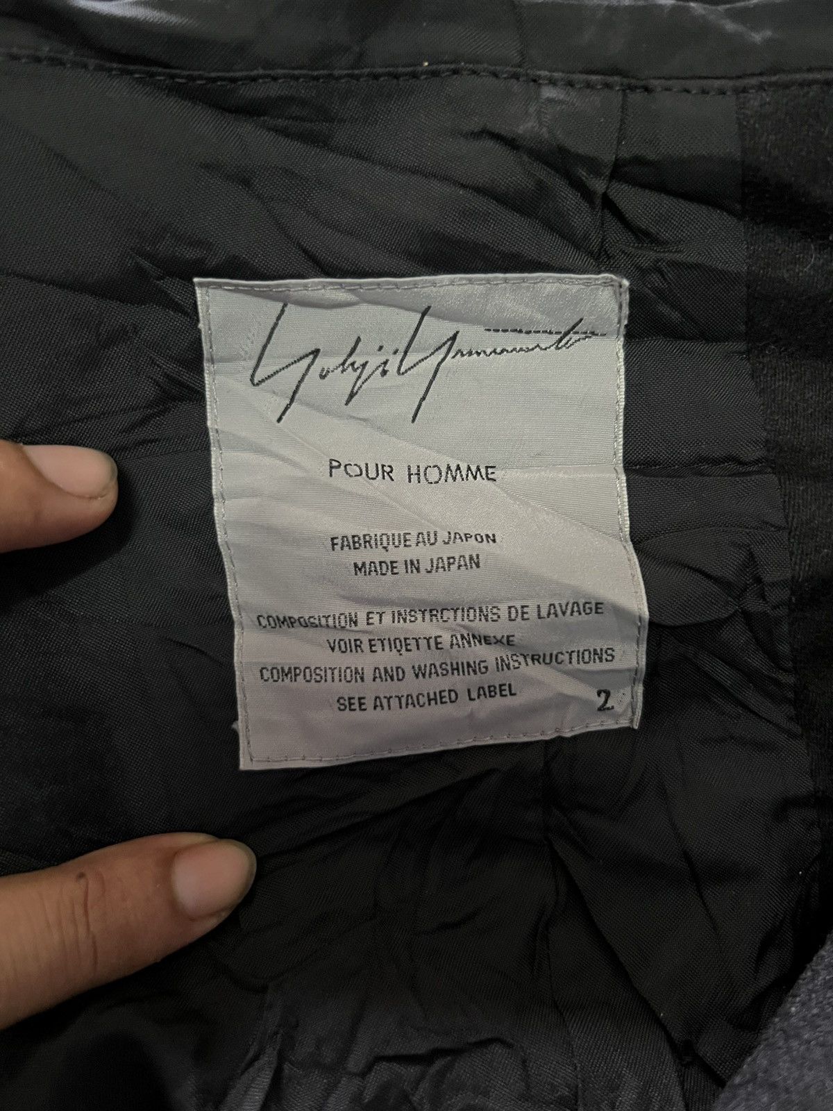 Yohji Yamamoto Aw06 Yohji Yamamato Badge Jacket Size US M / EU 48-50 / 2 - 6 Thumbnail