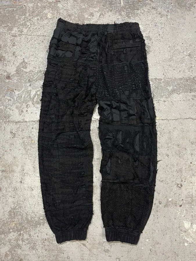 Givenchy Givenchy Destroyed Black Relaxed Pants Size US 32 / EU 48 - 1 Thumbnail