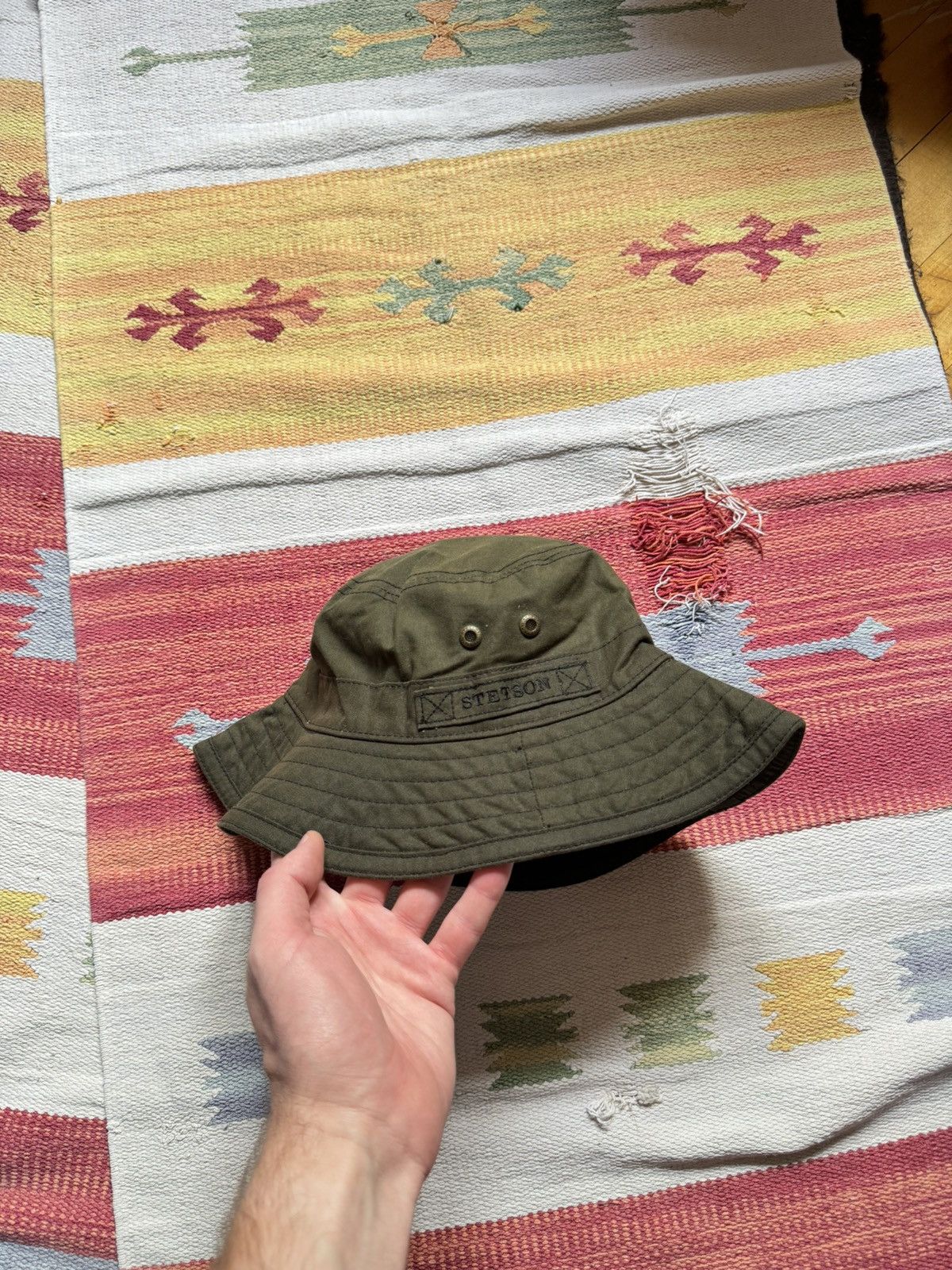 Stetson Vintage Stetson Atkins Waxed Bucket Hat Size ONE SIZE - 1 Thumbnail