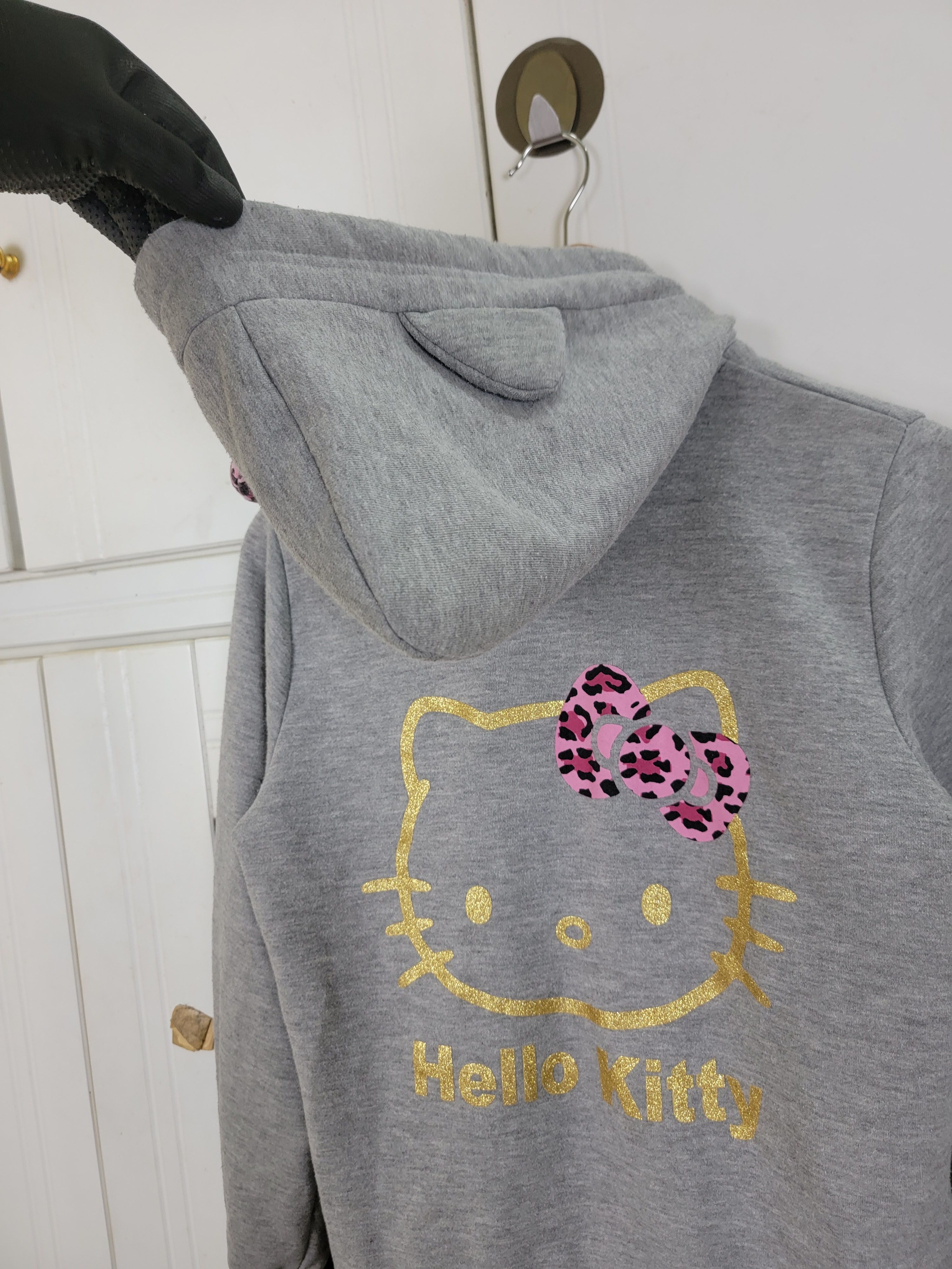 Disney × Japanese Brand × Vintage Vintage Hello Kitty Zipper Hoodies Size US L / EU 52-54 / 3 - 6 Thumbnail