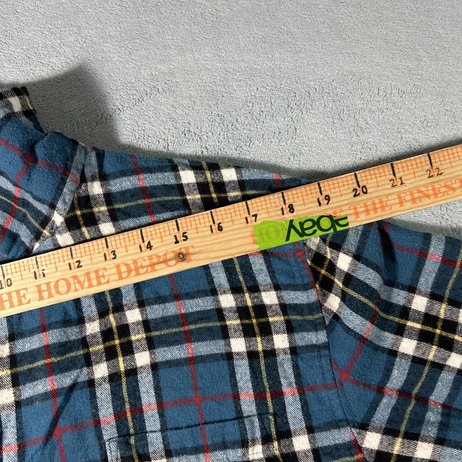 L.L. Bean LL Bean Archive Soft Flannel 1958 Medium Form Camp Collar Size M / US 6-8 / IT 42-44 - 12 Thumbnail