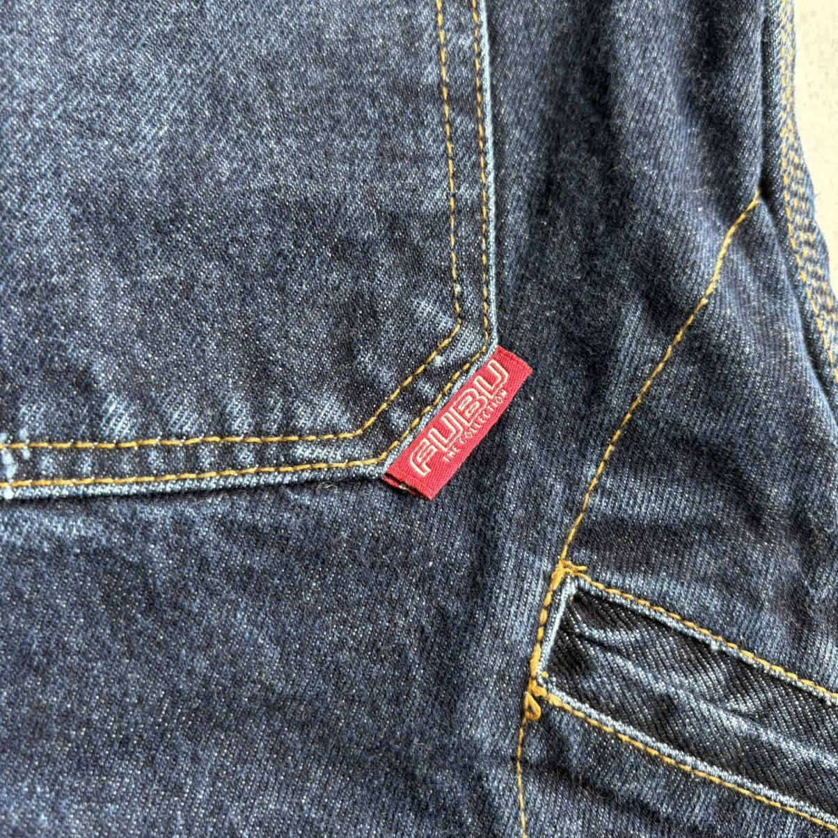 Fubu Vintage Y2K Fubu Jorts Dark Indigo Denim Heavy Baggy 36 Size US 38 / EU 54 - 4 Thumbnail