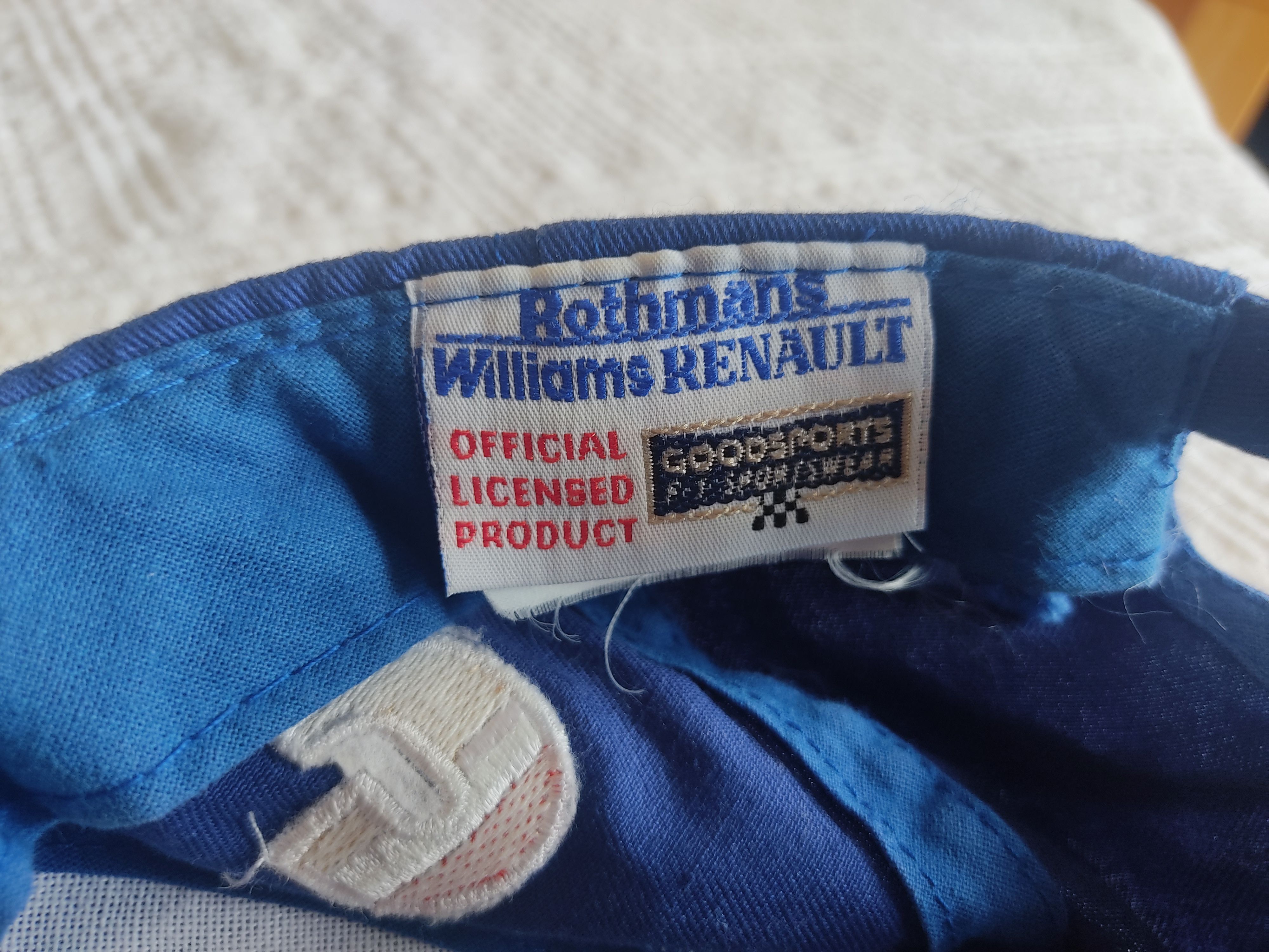 Formula 1 Williams Rothmans 1997 Villeneuve Cap Size ONE SIZE - 5 Thumbnail