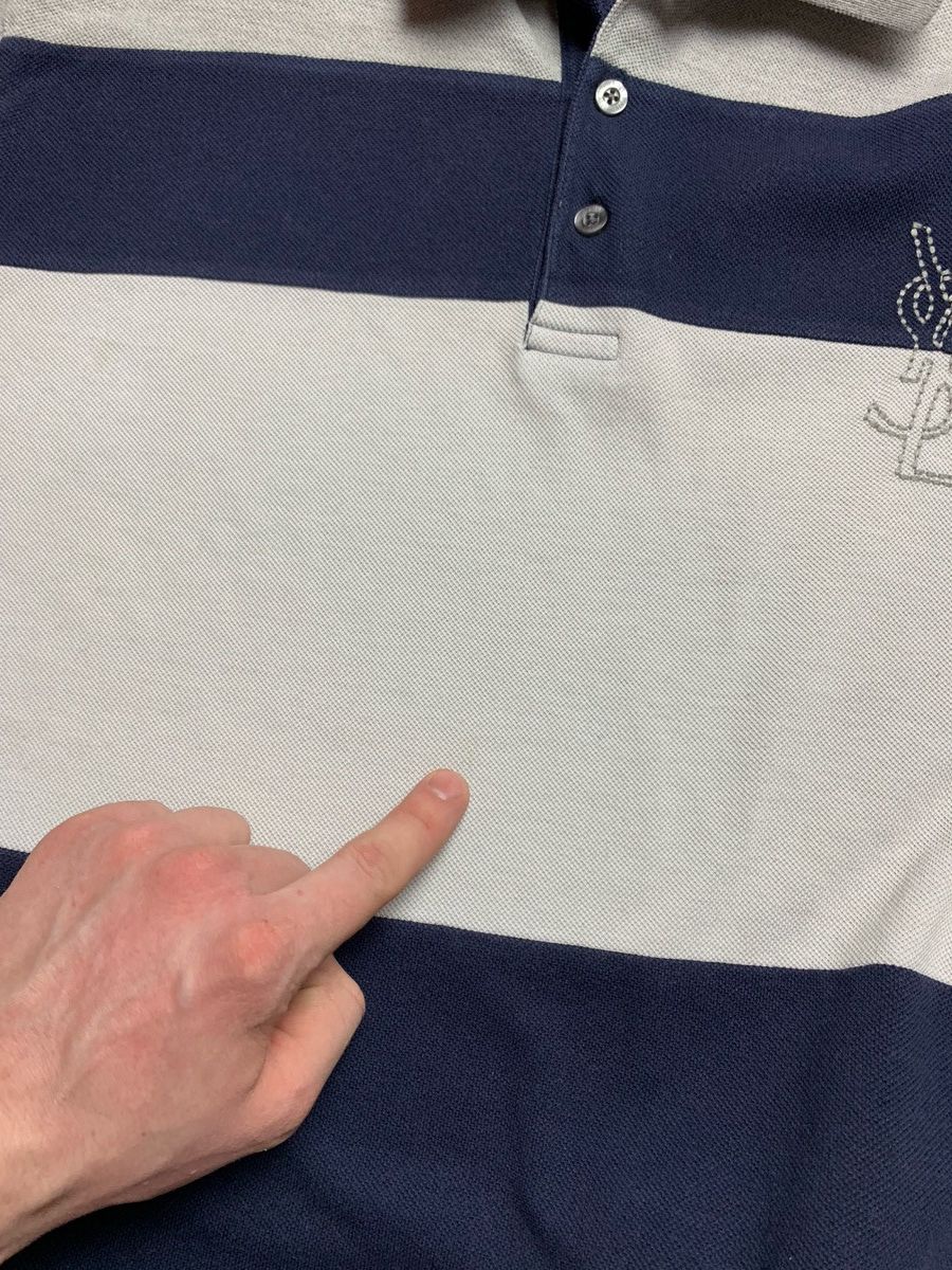Vintage × Yves Saint Laurent Yves saint Laurent polo big logo Size xl Size US XL / EU 56 / 4 - 5 Thumbnail