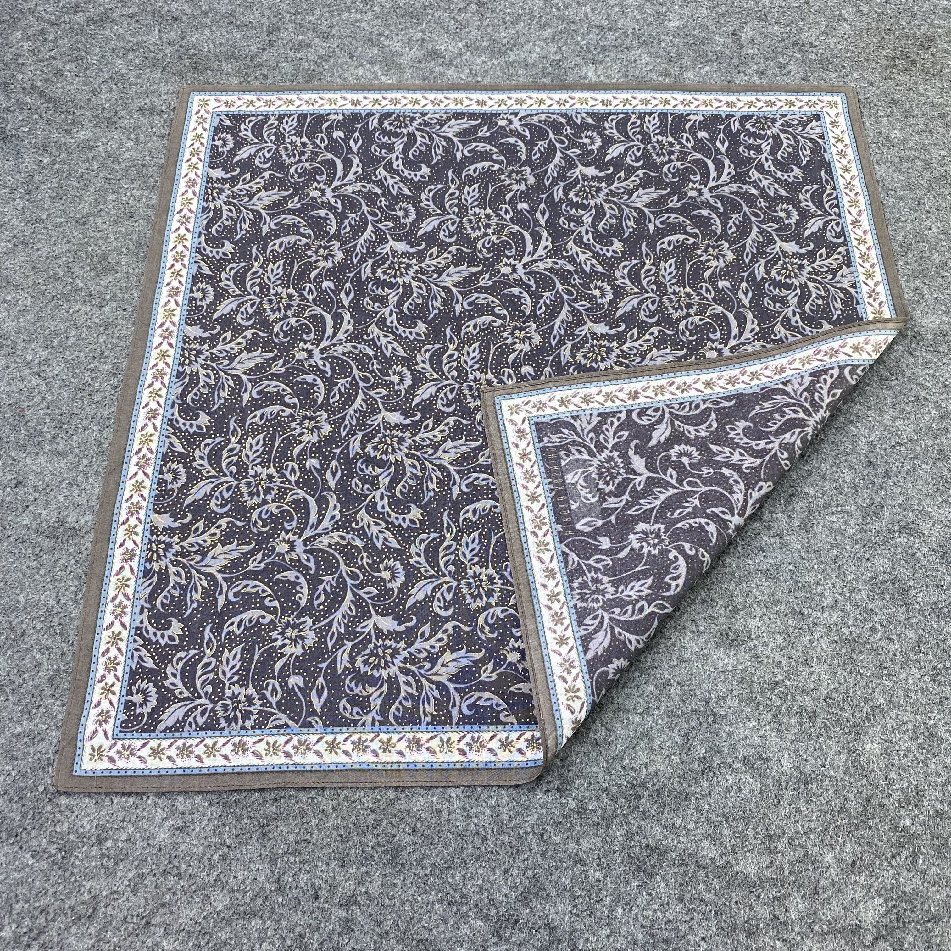 Japanese Brand Hiroko Koshino Handkerchief Neckerchief Bandana-B2077 Size ONE SIZE - 5 Thumbnail