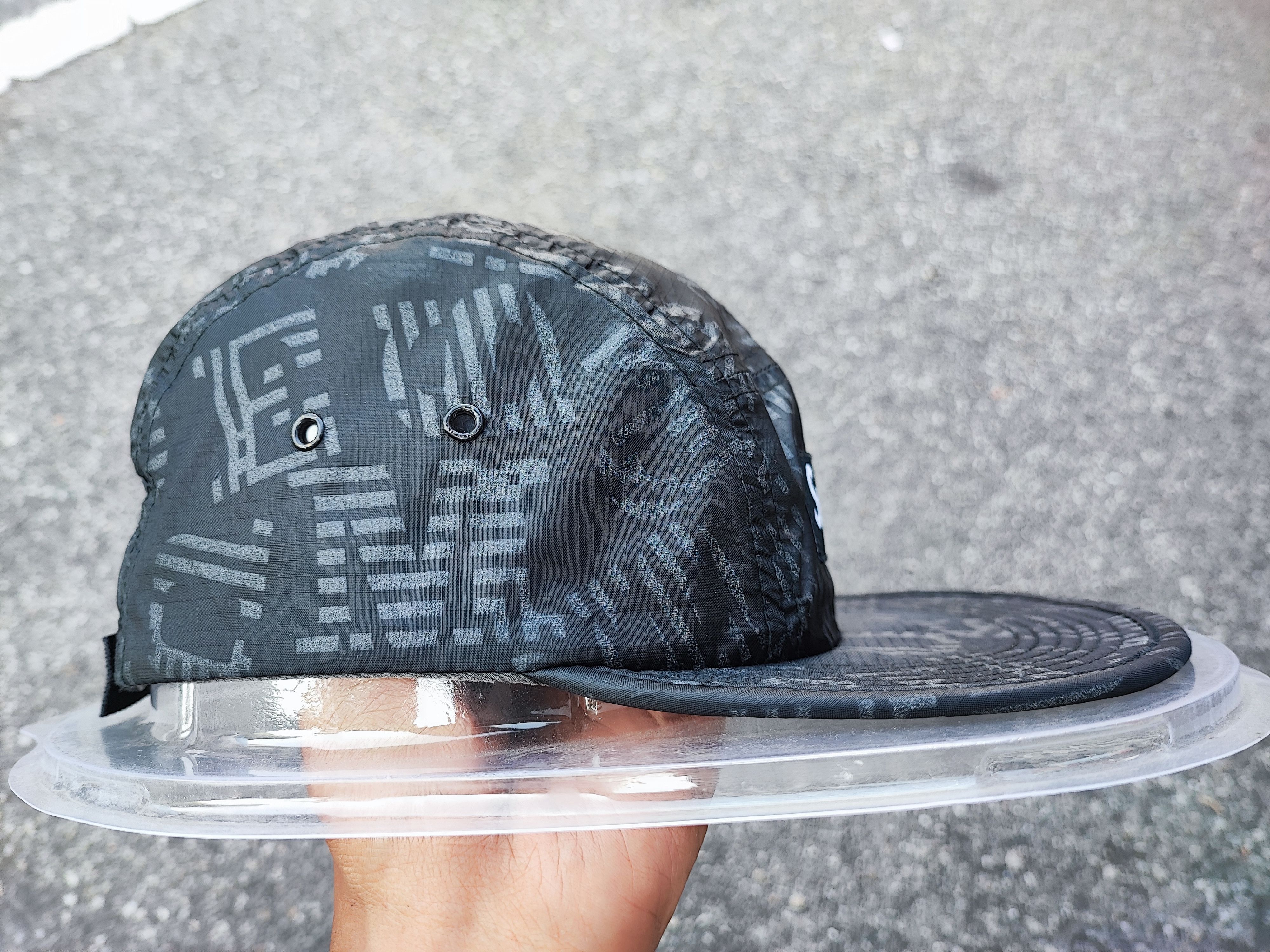 Supreme SS15 Supreme Box Logo Camp Cap Reflective Black Vintage Size ONE SIZE - 4 Thumbnail