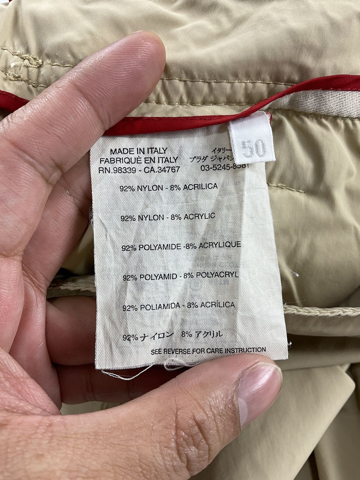 Prada Prada Sport Nylon Cargo Short Size US 34 / EU 50 - 16 Thumbnail