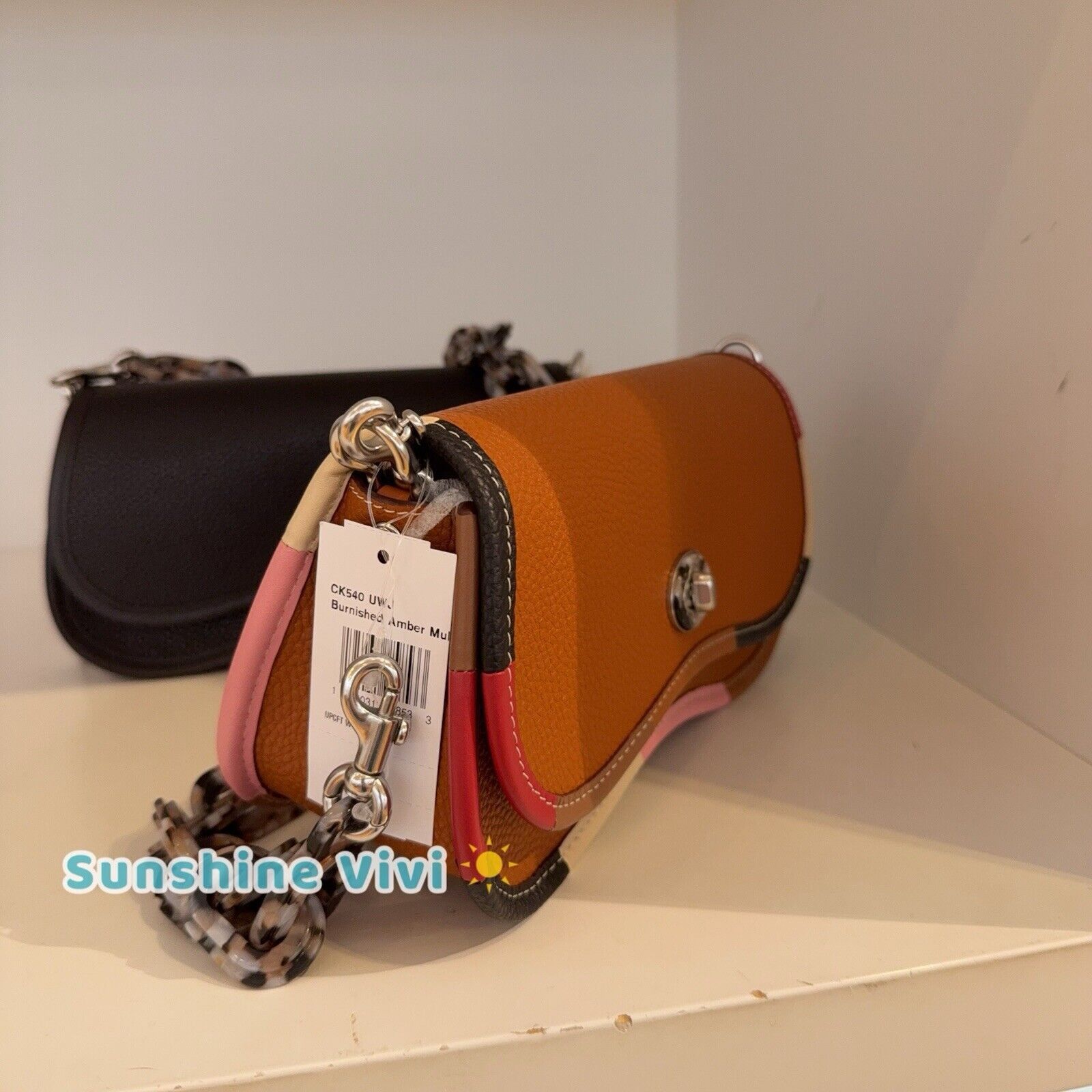 Coach NWT Coach Wavy Dinky Bag Coachtopia Brown Leather CK540 Size ONE SIZE - 2 Thumbnail