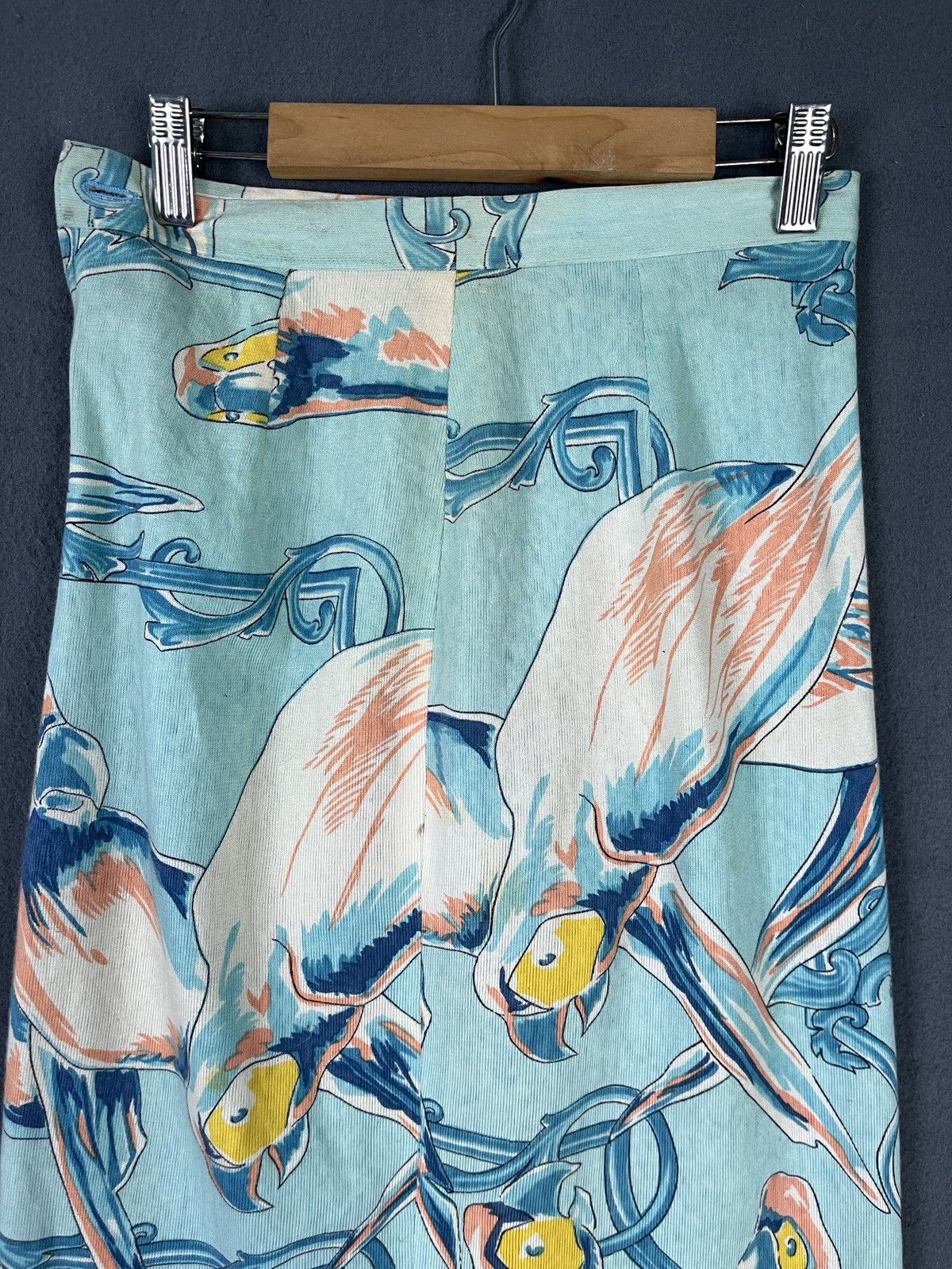 Junko Shimada × Vintage 49 AV Junko Shimada Bird Art High Waist Skirt Size 26" / US 2 / IT 38 - 3 Thumbnail