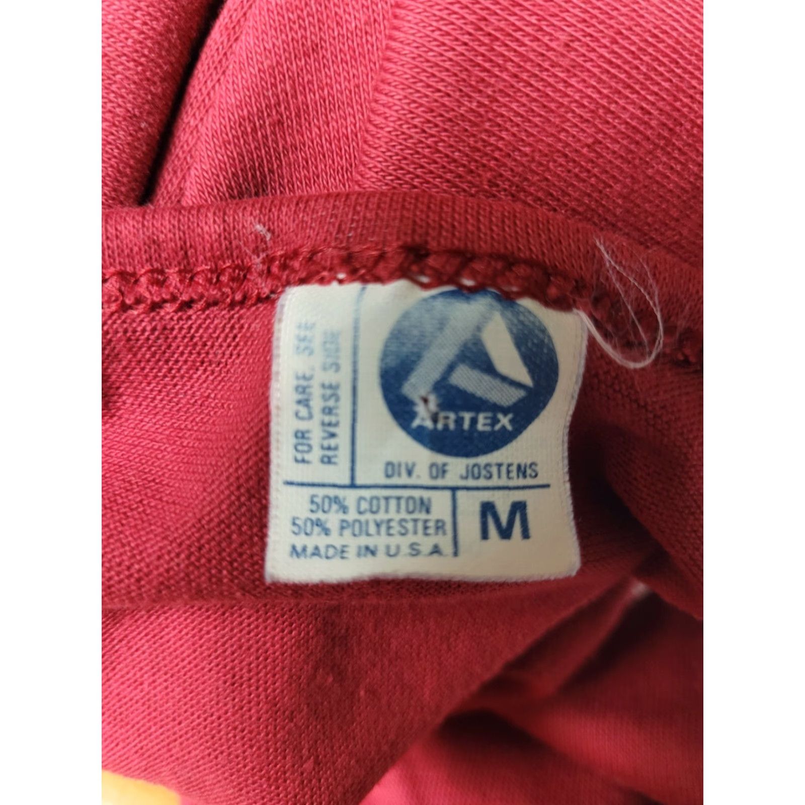Vintage VTG Artex T-Shirt Medium M Crew Neck Short Sleeve Red Key Largo Florida Keys Spellout Bars Beach Florida Men Size US M / EU 48-50 / 2 - 5 Thumbnail