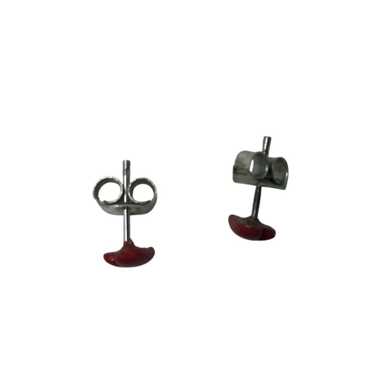 Other Women's Small Red Stud Heart Shaped Earrings Size ONE SIZE - 2 Thumbnail