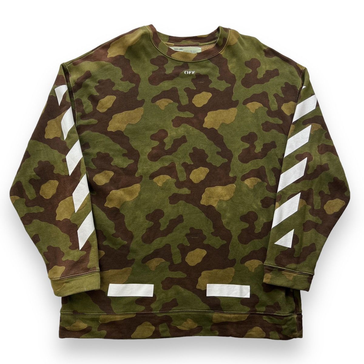 Off-White Off-White Camo Arrows Sweatshirt Size US L / EU 52-54 / 3 - 2 Thumbnail