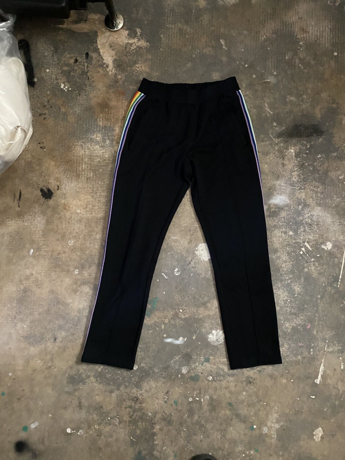 Other Rainbow Striped Track Pants Size s-m 28-31 Size US 29 - 2 Thumbnail