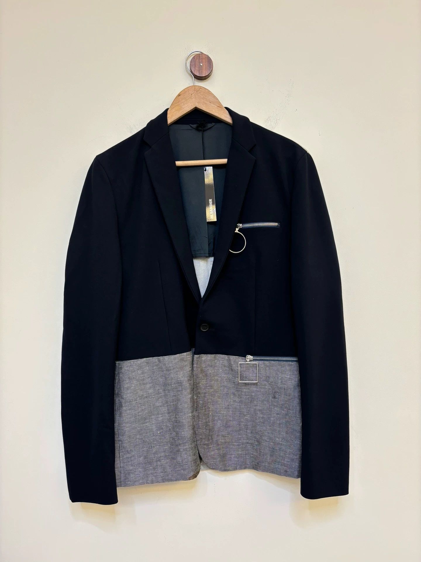 Jil Sander Jil Sander Raf Simons Paneled Blazer Size 50 90% New w/ Tags Size US M / EU 48-50 / 2 - 2 Thumbnail