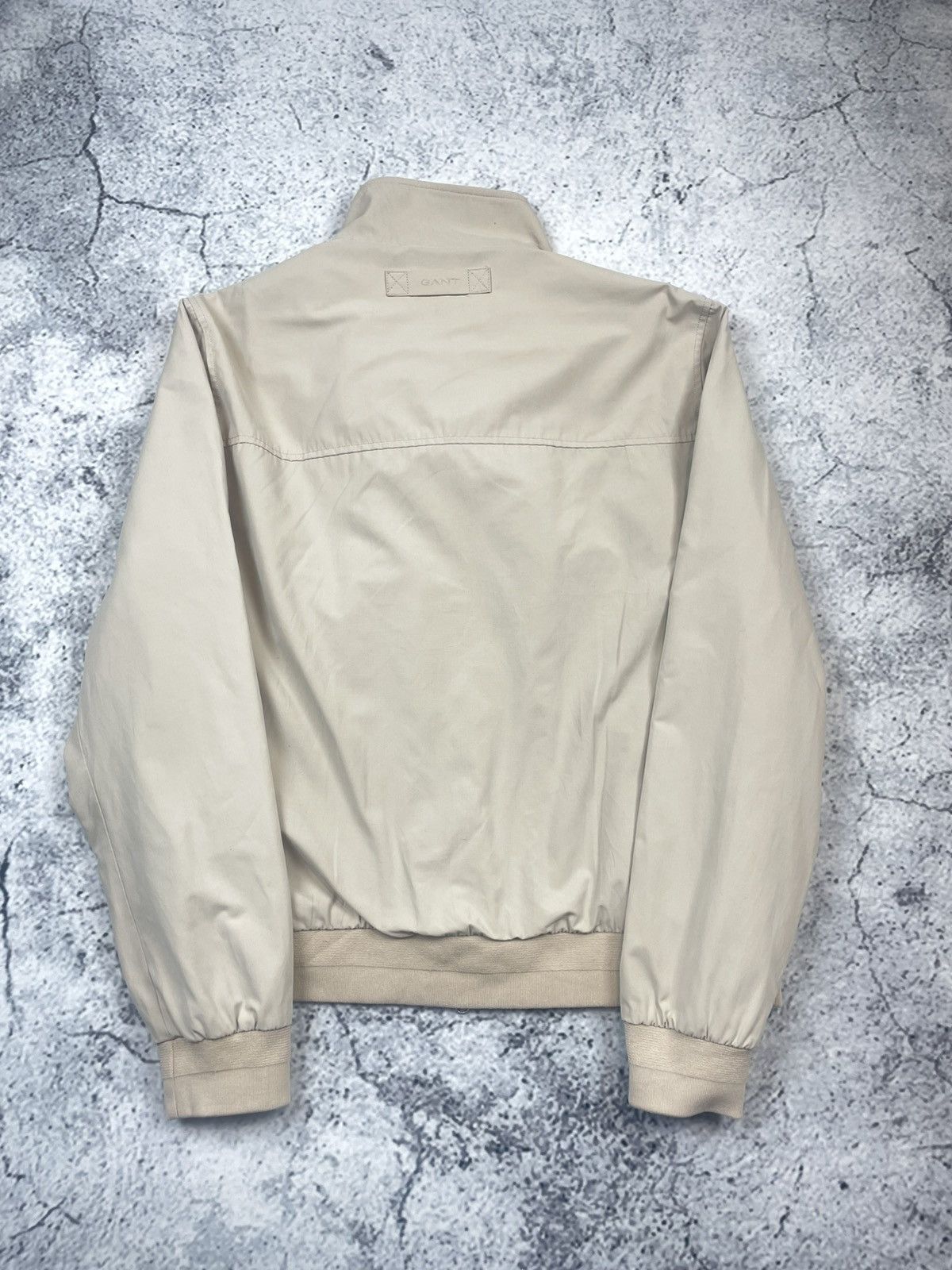 Gant GANT L – Beige Bomber Jacket, Classic Casual Style Size US L / EU 52-54 / 3 - 2 Thumbnail