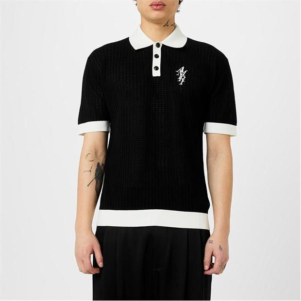 Amiri AMIRI Knit Polo Shirt Size US M / EU 48-50 / 2 - 2 Thumbnail