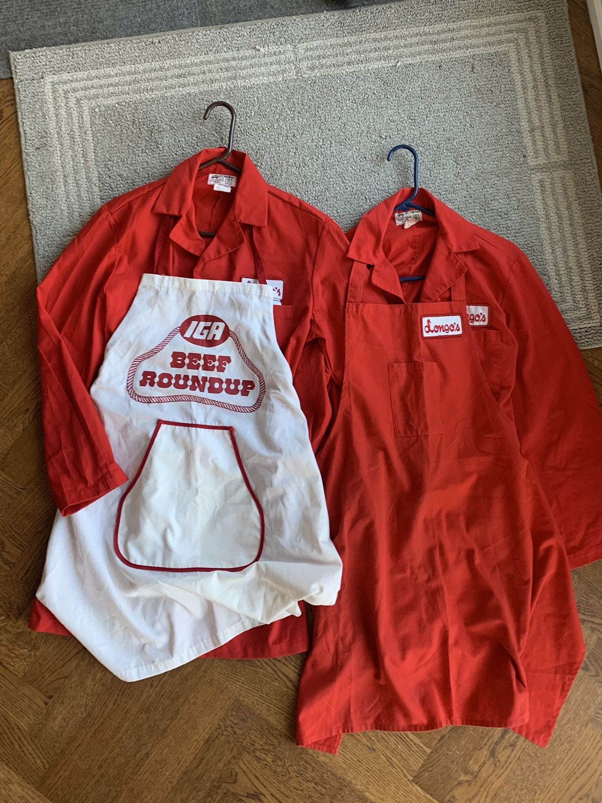 Vintage 80s Vintage Matching Set Double Jacket Lab Chore Work Trench Size US M / EU 48-50 / 2 - 1 Thumbnail