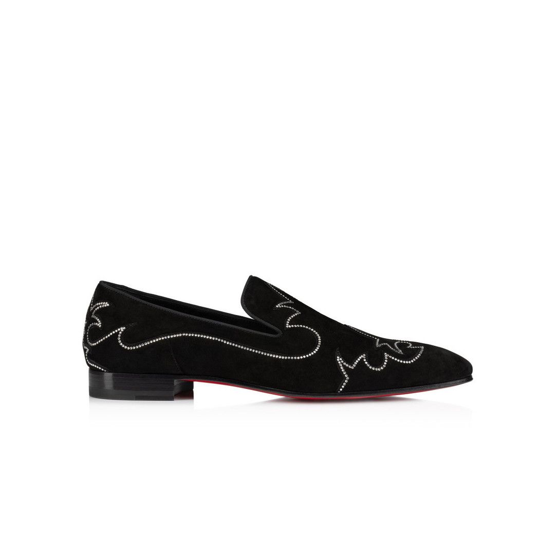 Christian Louboutin os11x0526 Dandysiago Loafers in Black Size US 8 / EU 41 - 1 Thumbnail