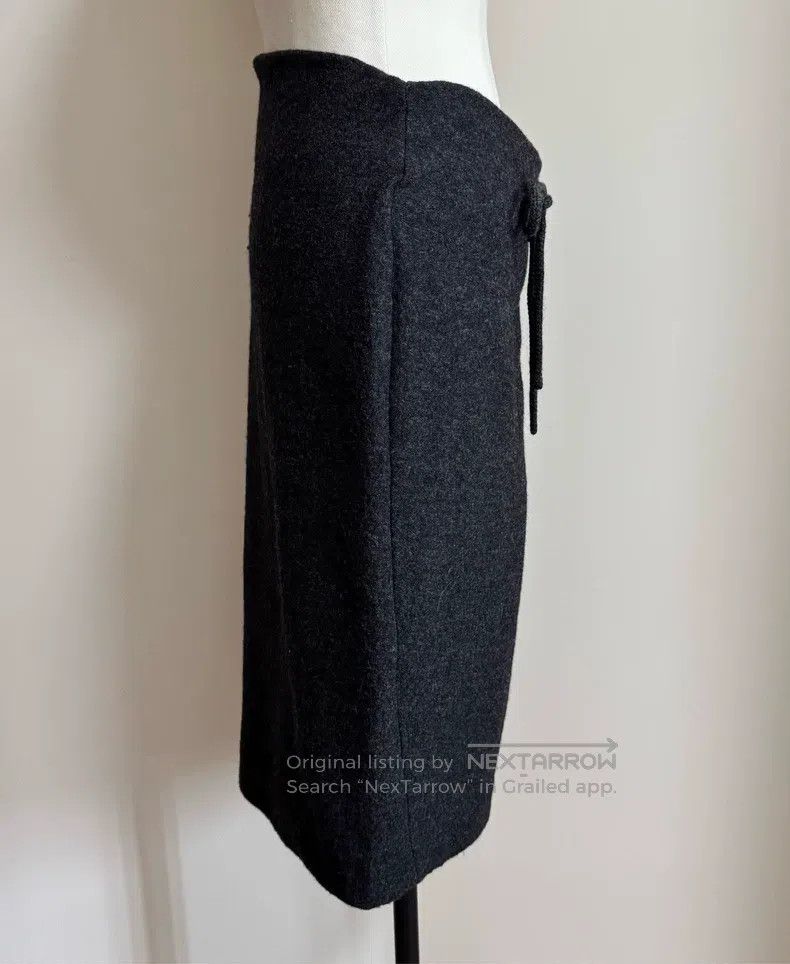 Vivienne Westwood Vivienne Westwood size M Gray wool half skirt, show model h Size 27" / US 4 / IT 40 - 3 Thumbnail