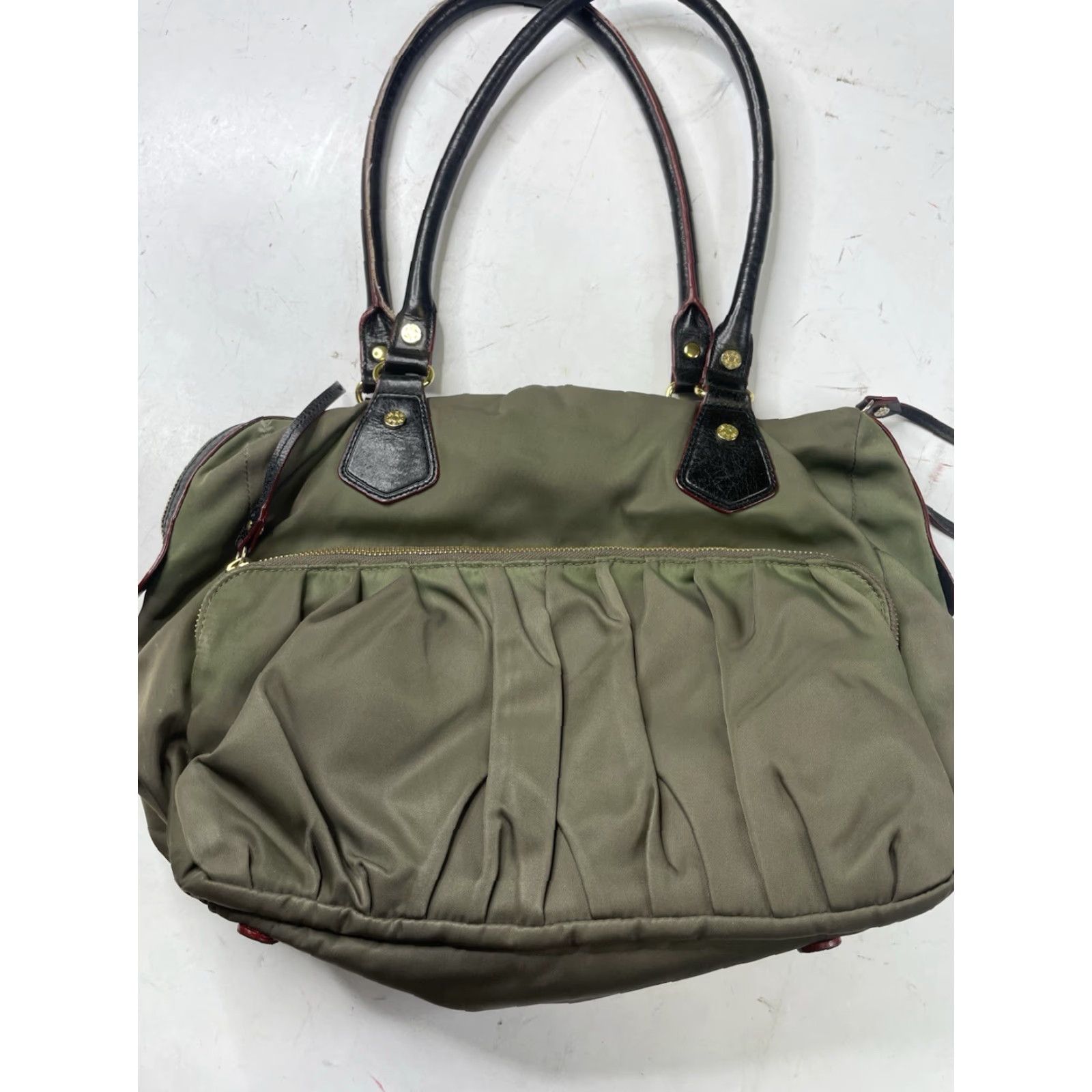 MZ Wallace MZ Wallace Jane Bedford Shoulder Bag Nylon Olive Green Medium Women Size ONE SIZE - 7 Thumbnail