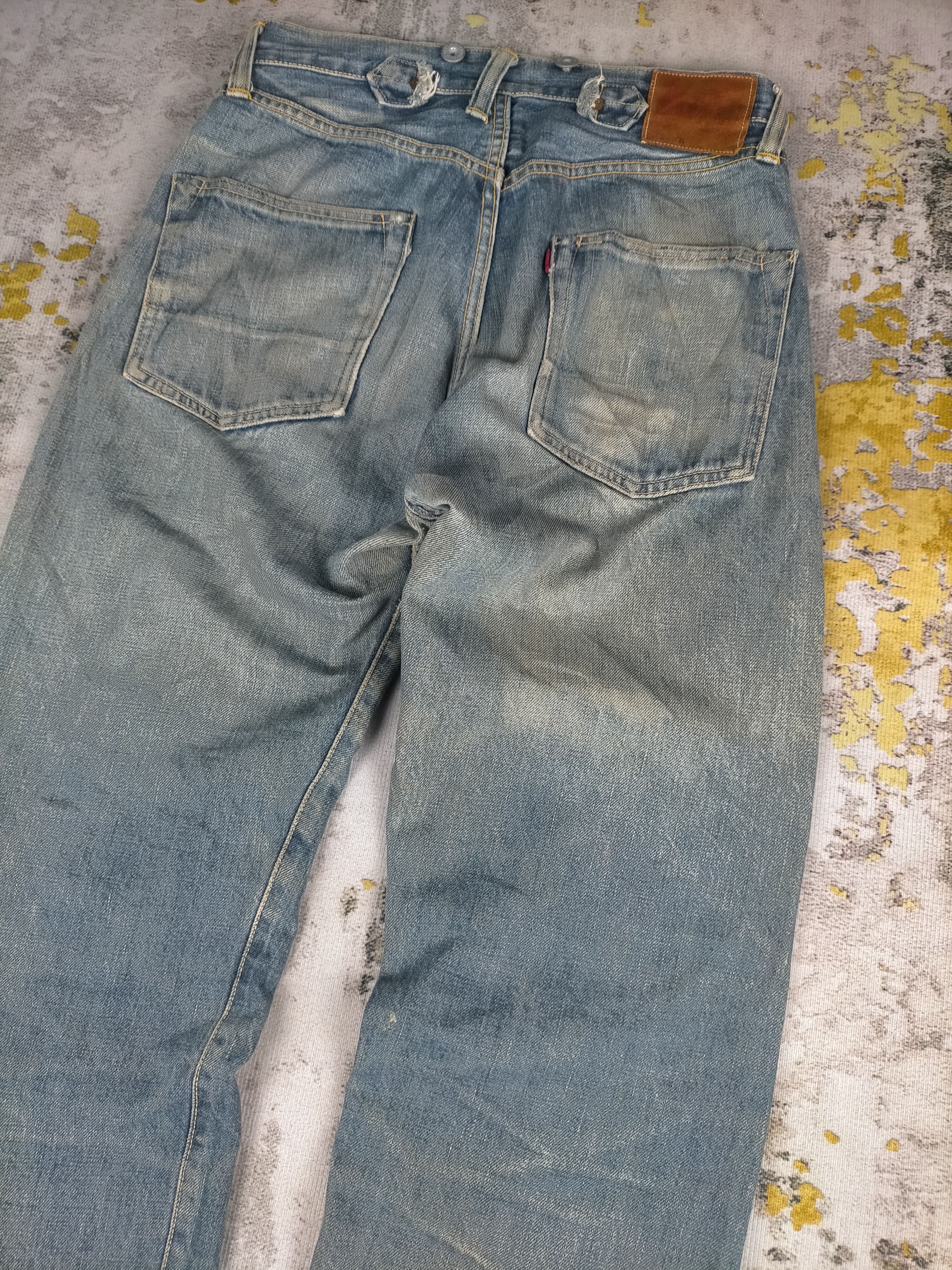 Evisu 🔥 Vintage 90s Evis Evisu Craft Selvedge Mudwash Jeans Size US 30 / EU 46 - 4 Thumbnail